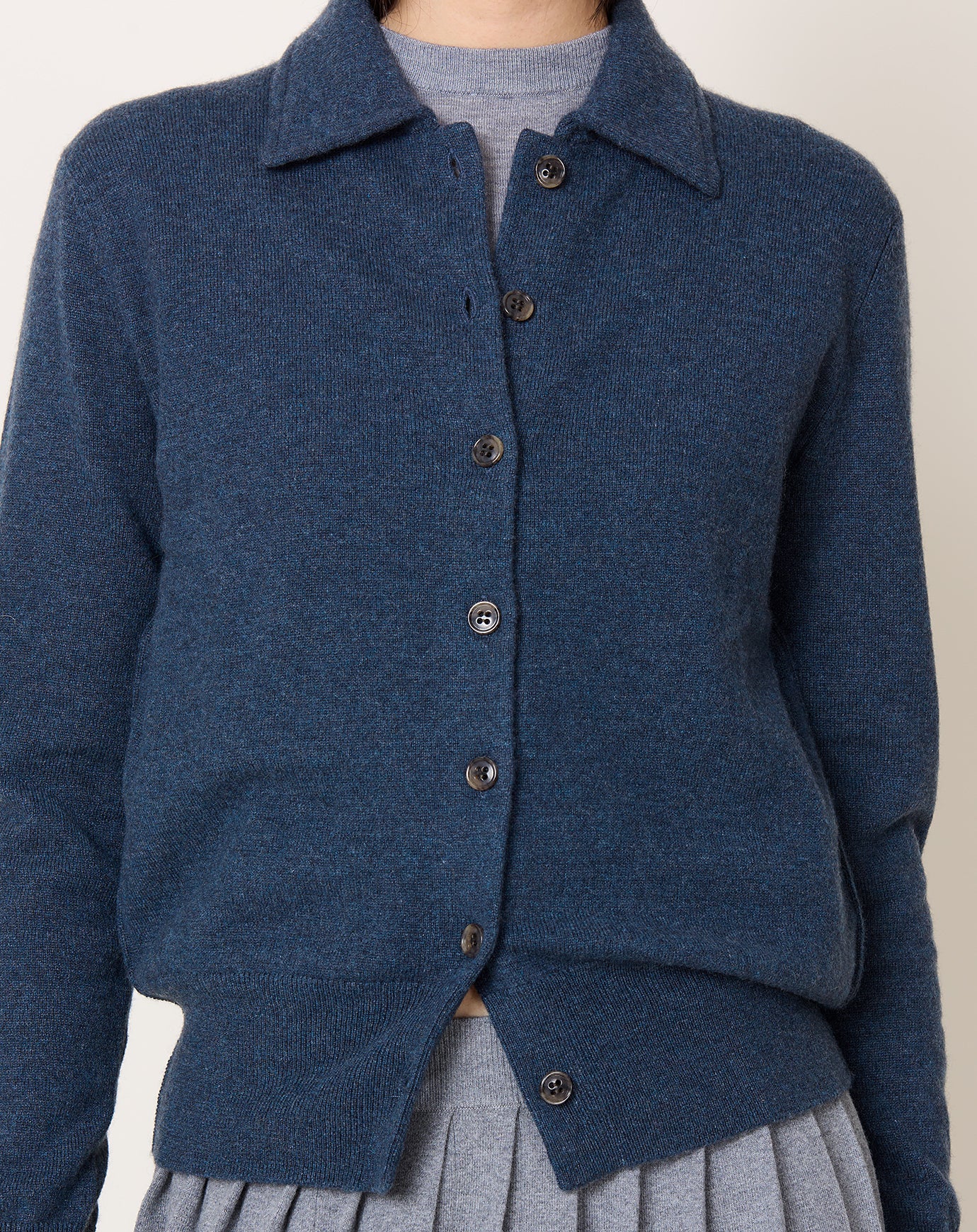 Lisa Yang Suzette Cardigan in Night Fall