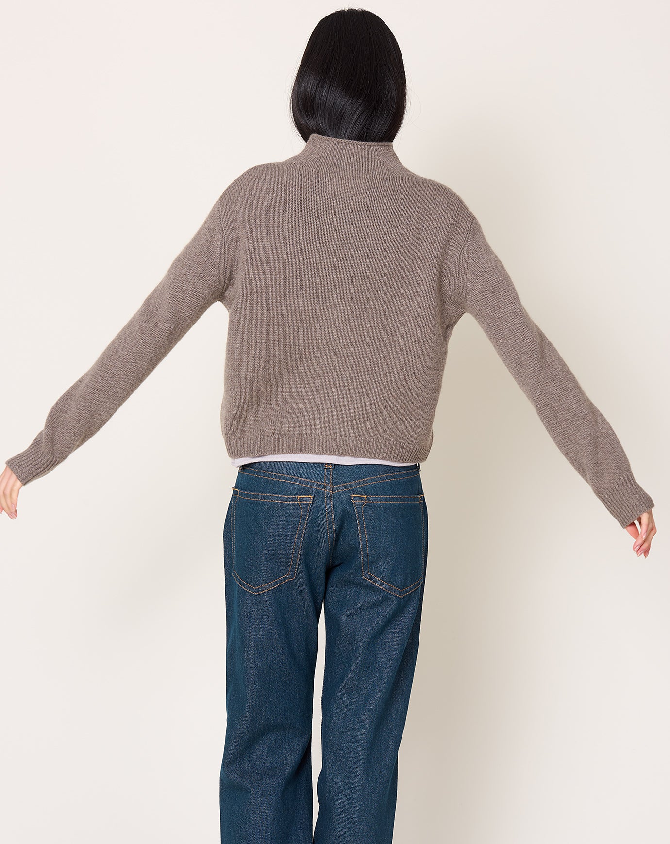Lisa Yang Zirelle Cardigan in Truffle