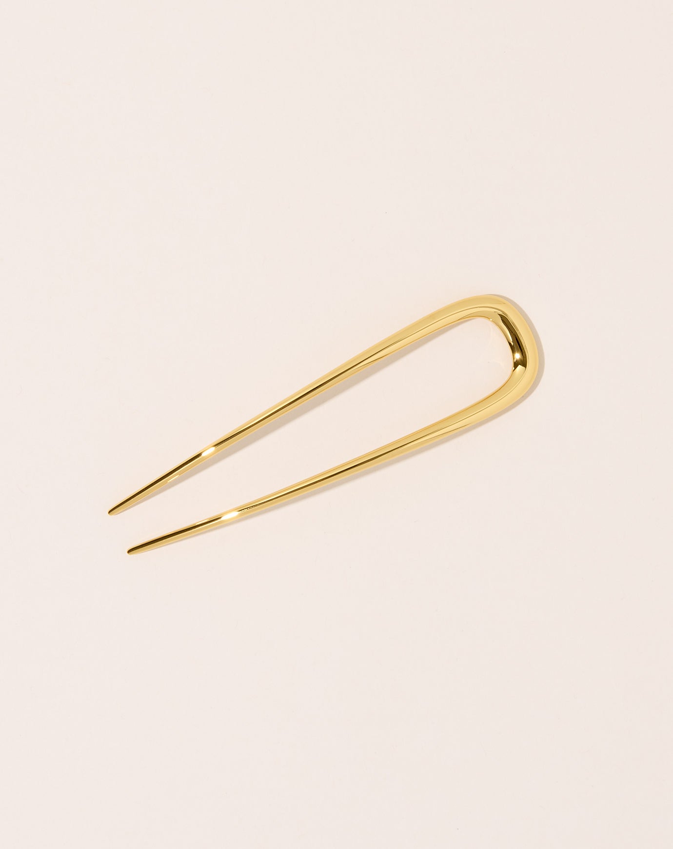 Machete Midi French Hair Pin in Gold
