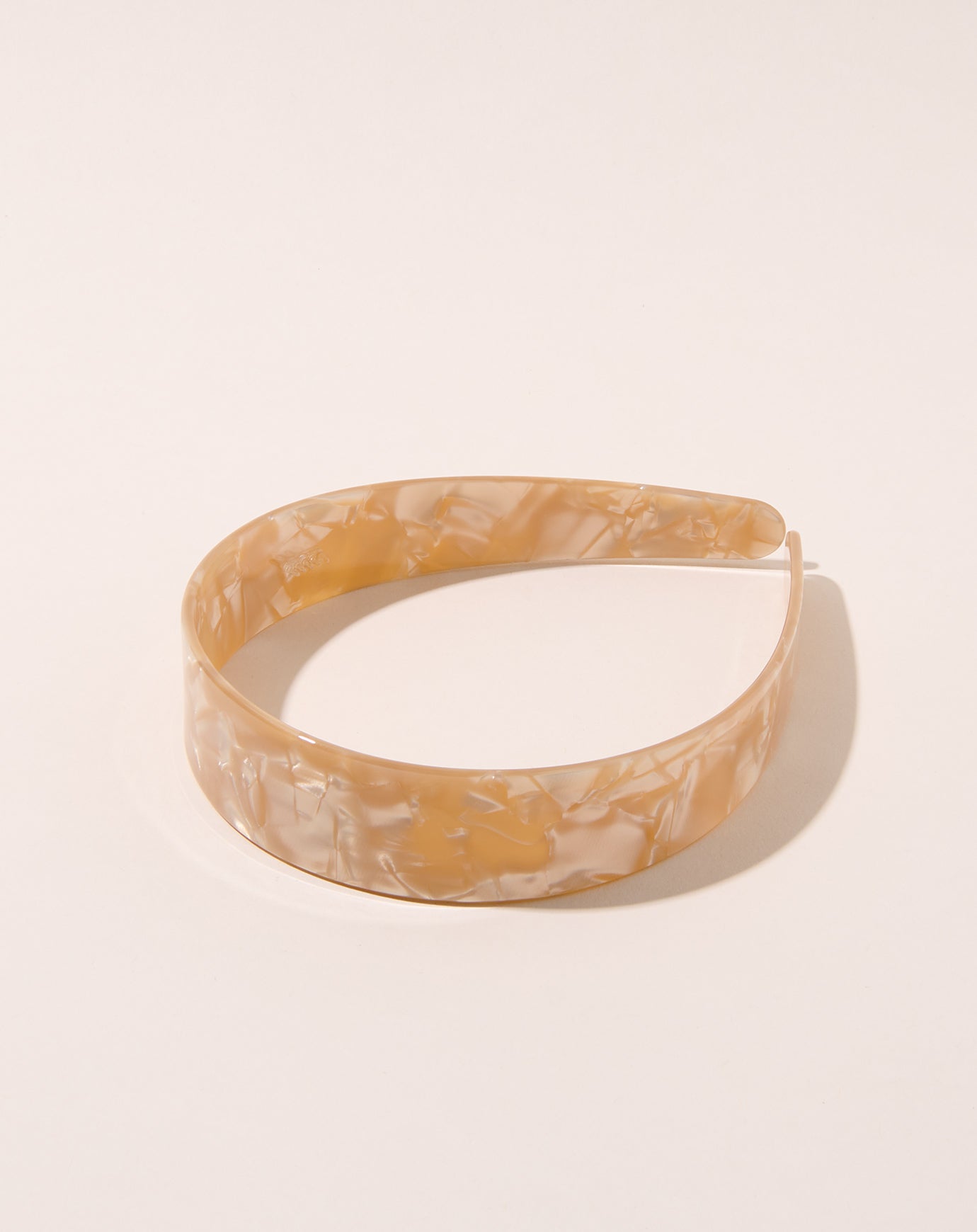 Machete Wide Headband in Sand Shell