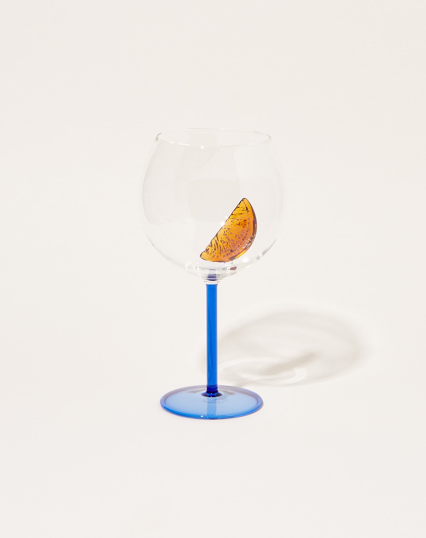 Maison Balzac Le Spritz Glass in Azure and Clear and Amber