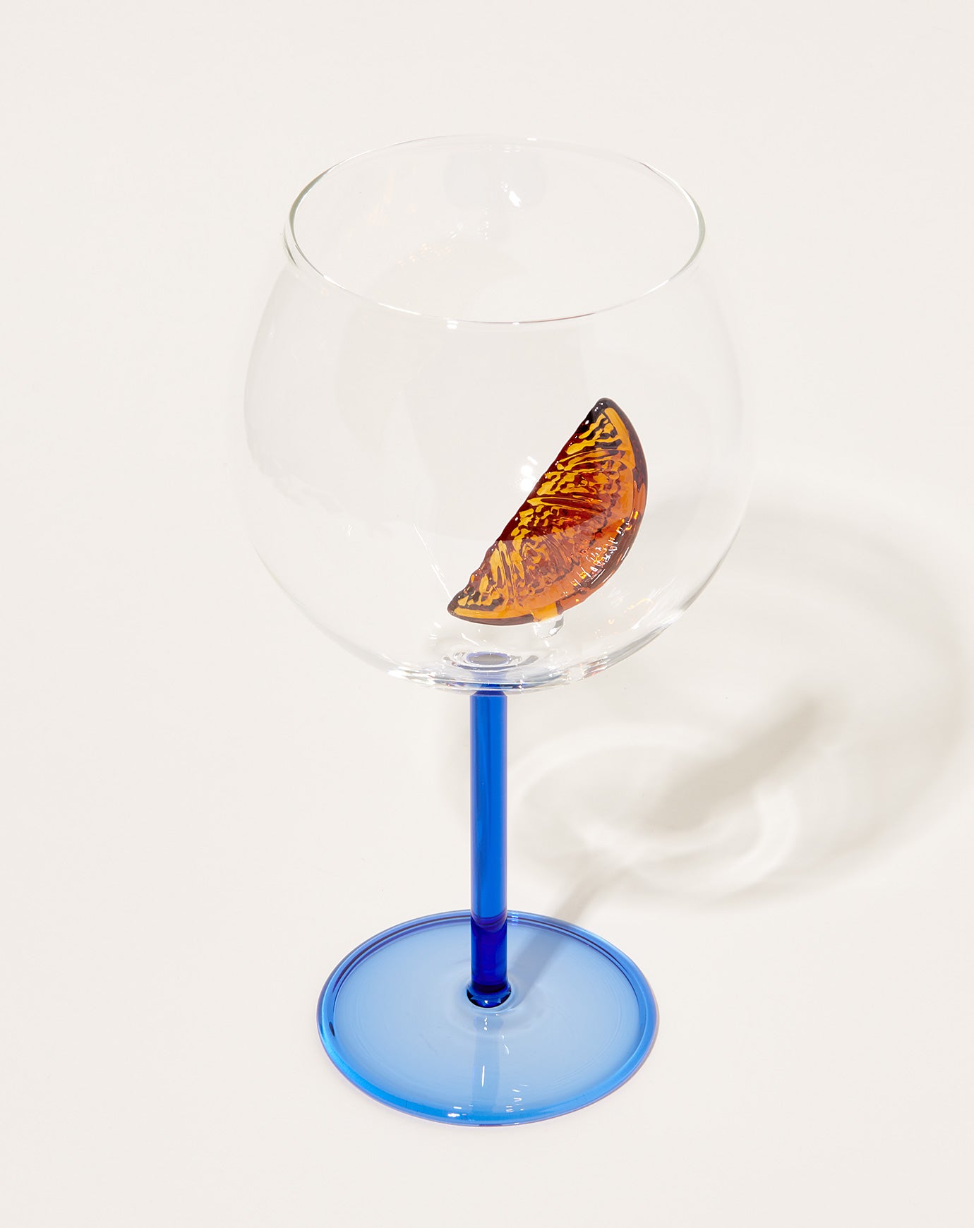 Maison Balzac Le Spritz Glass in Azure and Clear and Amber