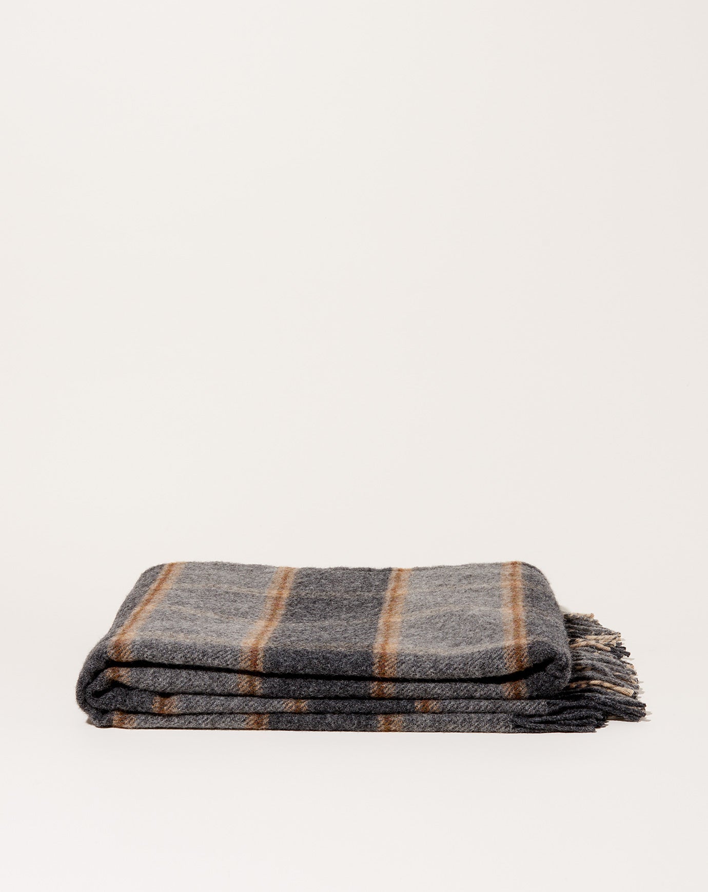 Mantas Ezcaray Shetland Blanket in Grey