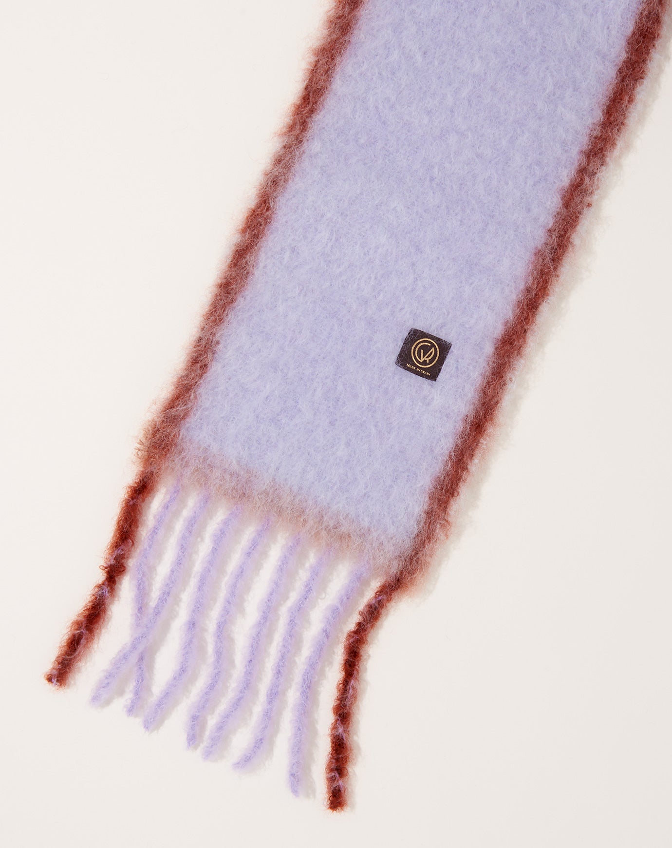 Mantas Ezcaray Twist Frame Foulard in Lilac