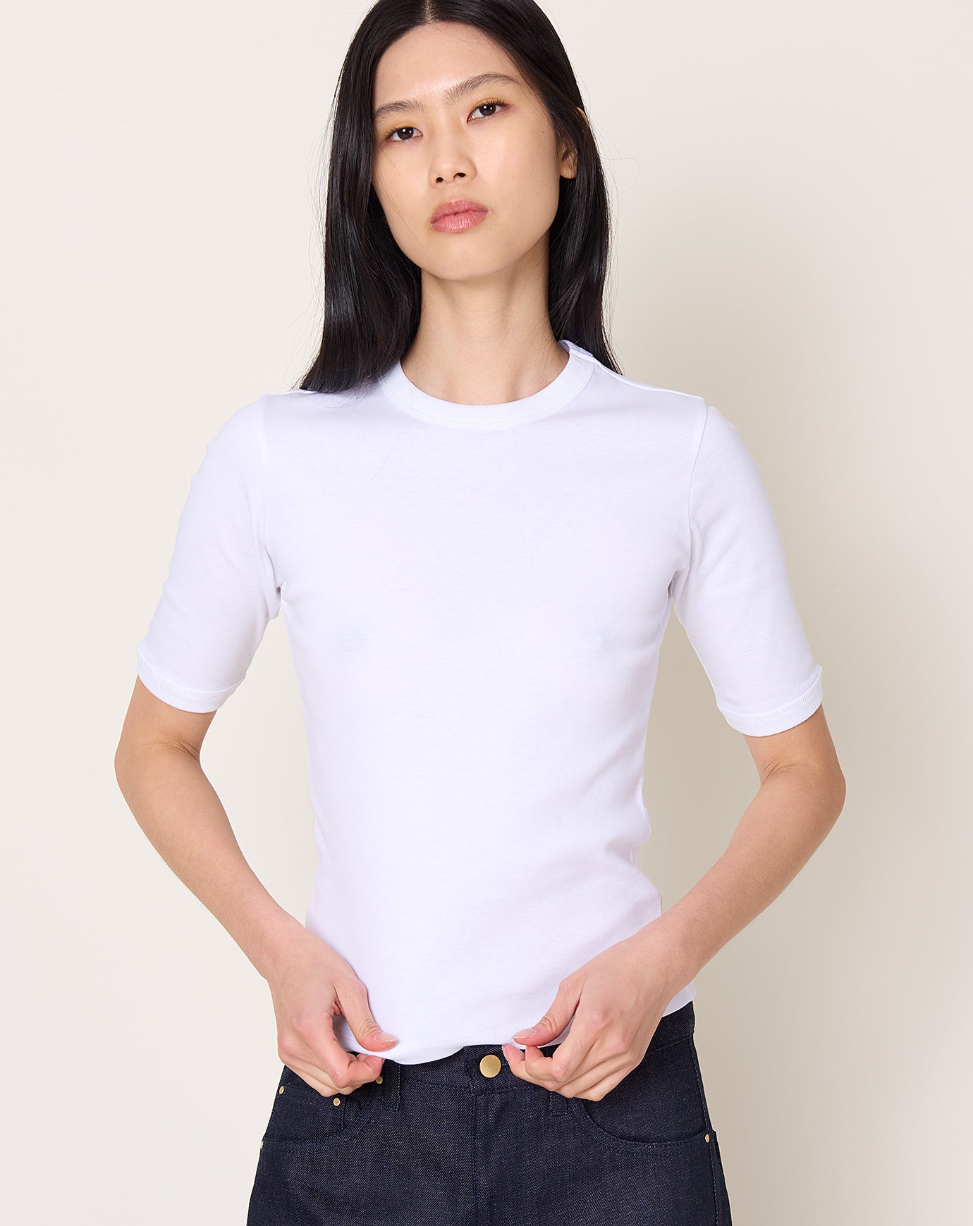 Maria McManus Baby T in White