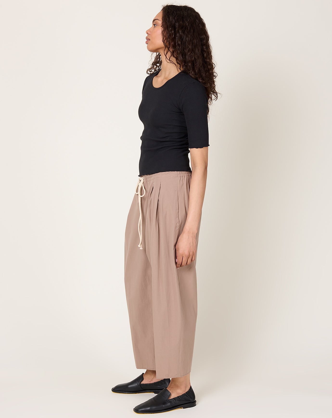 Maria McManus Balloon Drawstring Trouser in Mouseback