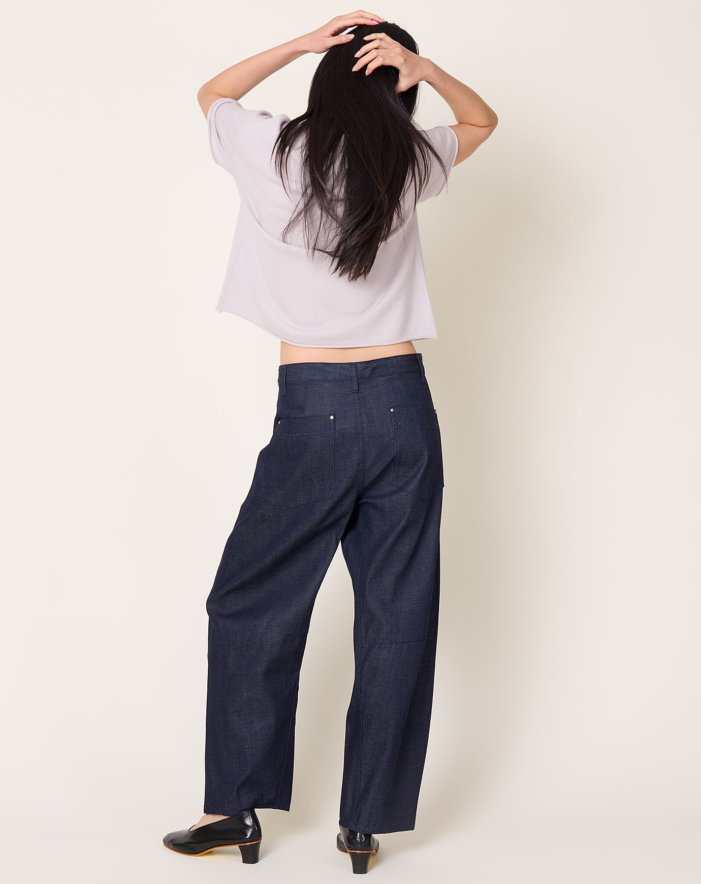 Maria McManus Crescent Leg Jean in Indigo