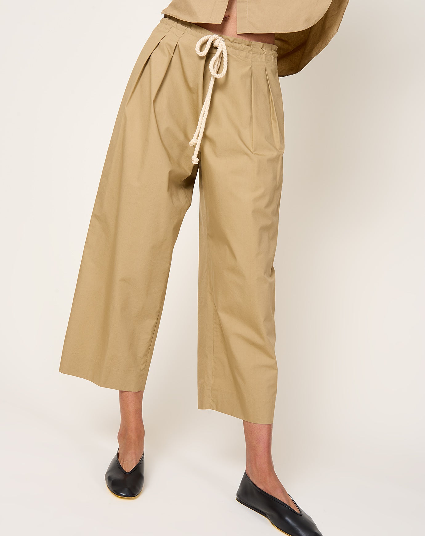 Maria McManus Drawstring Pant in Walnut