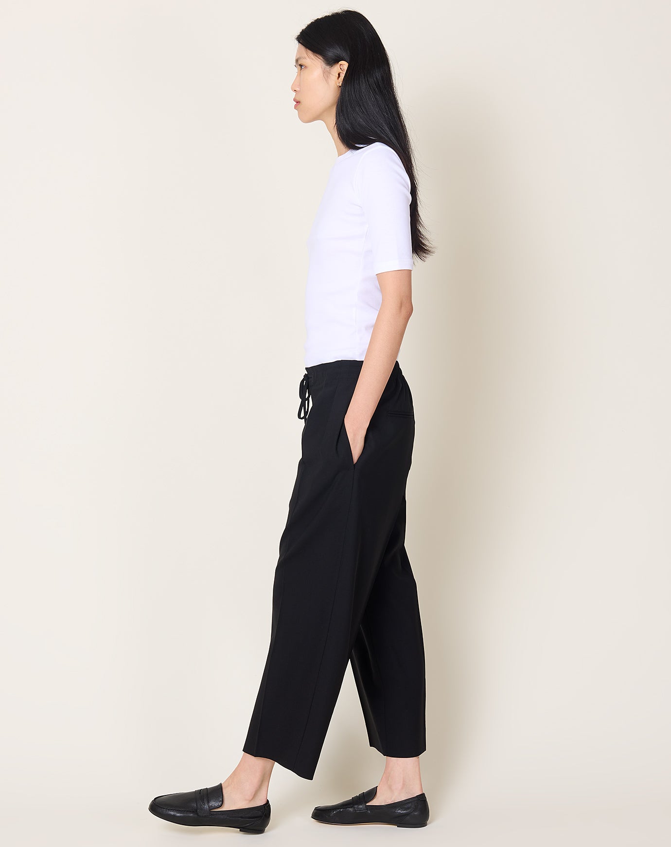 Maria McManus Drawstring Trouser in Black