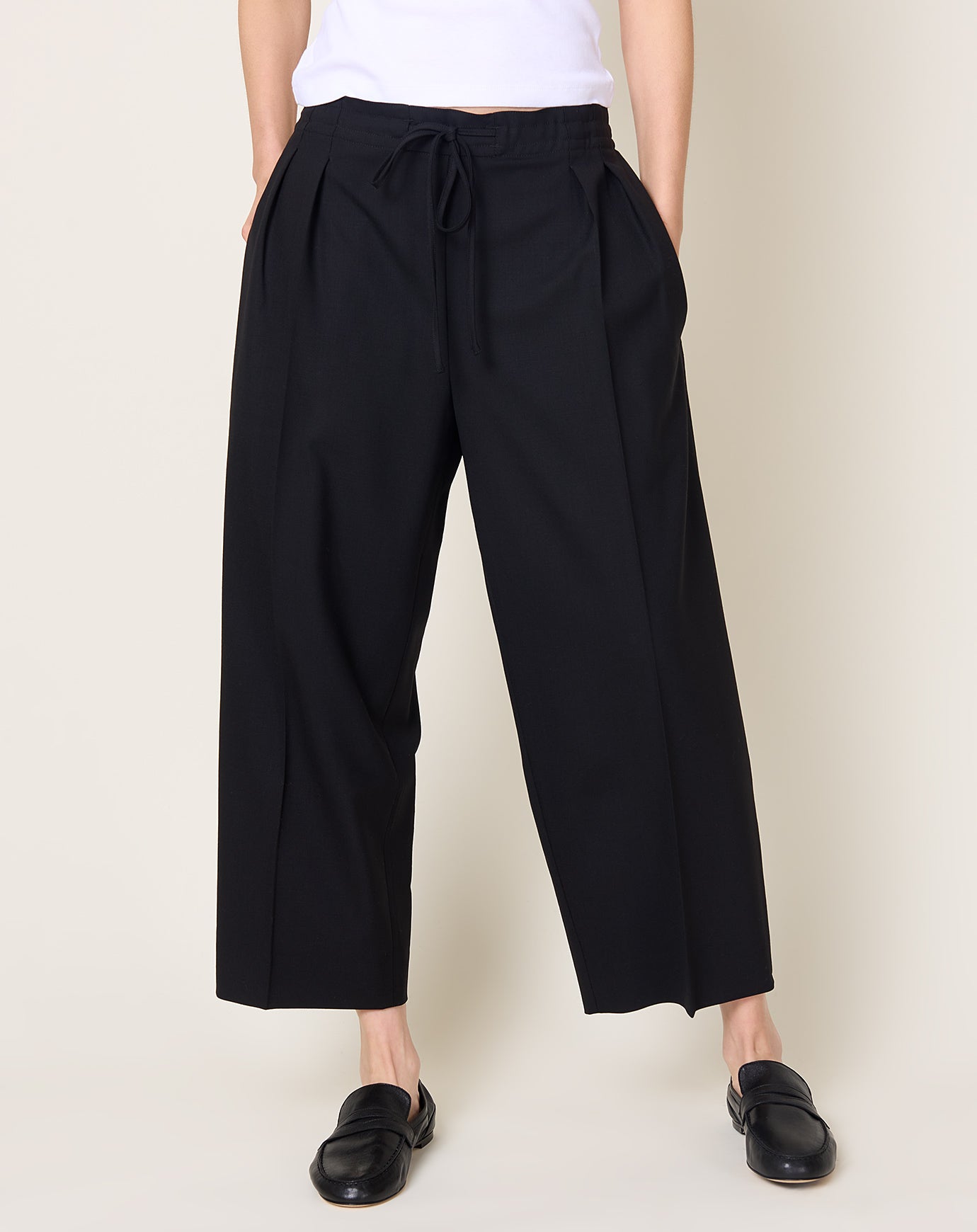 Maria McManus Drawstring Trouser in Black