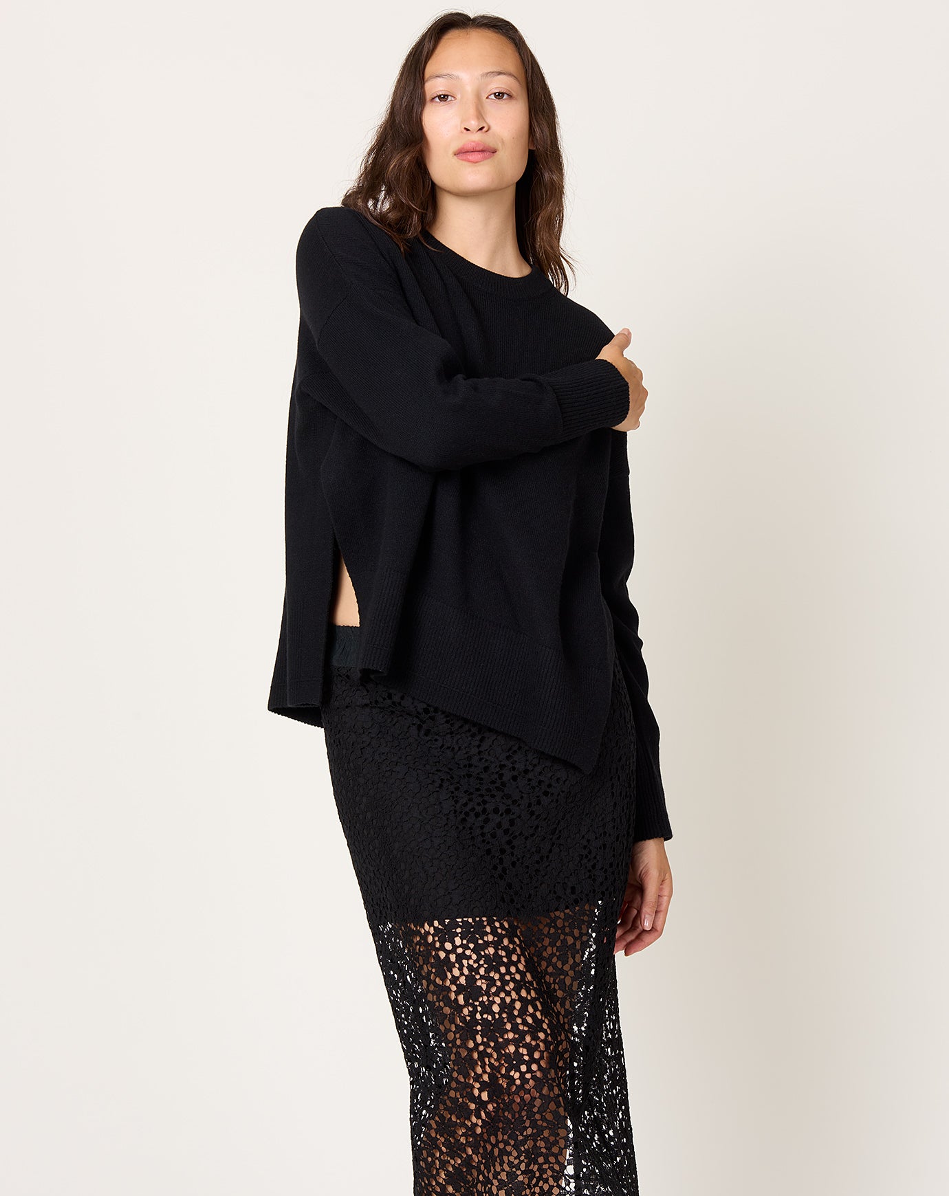 Maria McManus Swing Crew in Black