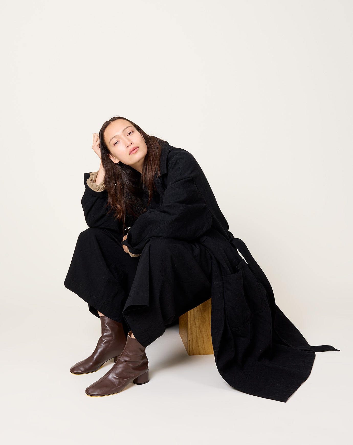 Mark S. Andrei Coat in Black