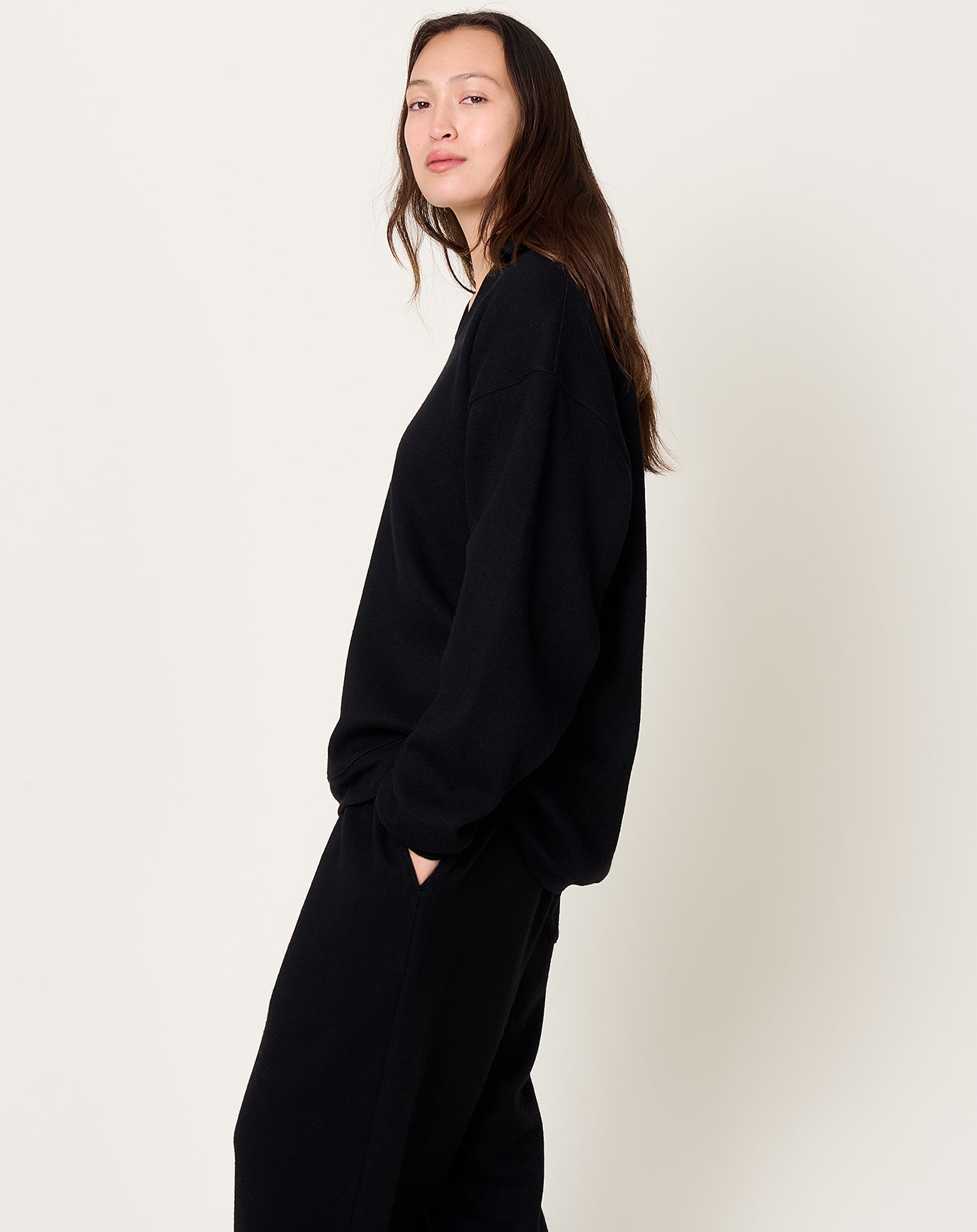 Mark S. Training Sweatshirt in Black