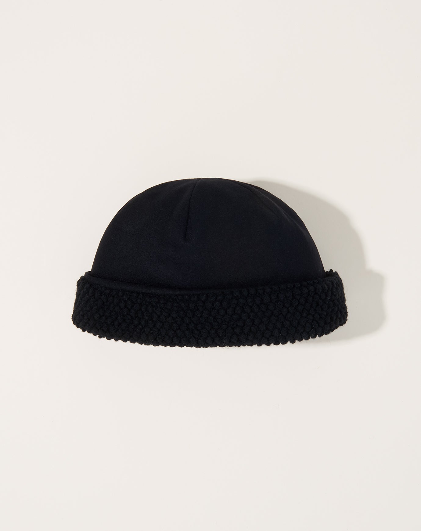 Mature Ha Reversible Popcorn Beanie in Black