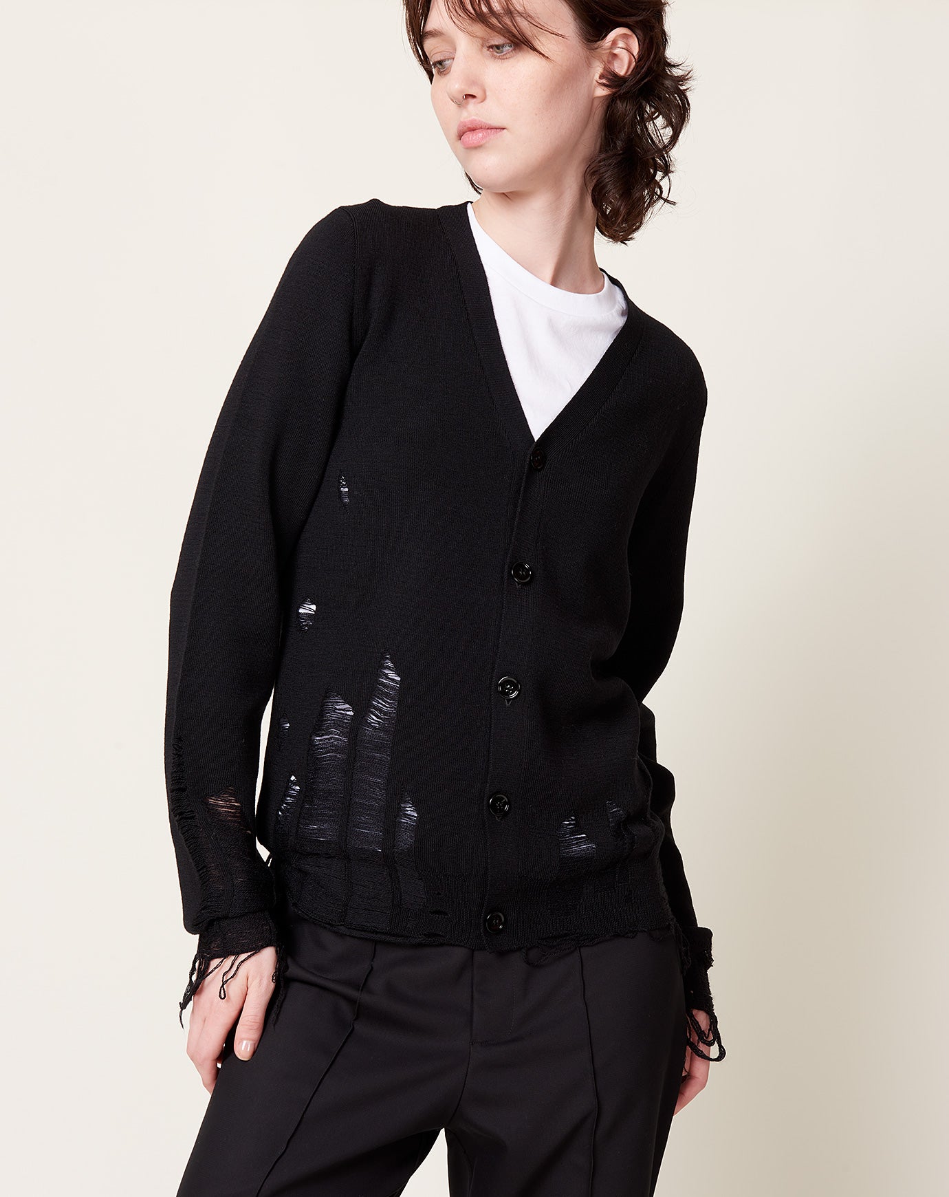 MM6 Cardigan in Black