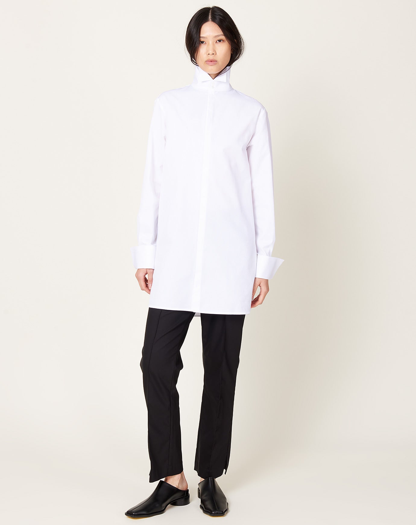 MM6 Long Sleeved Shirt in White