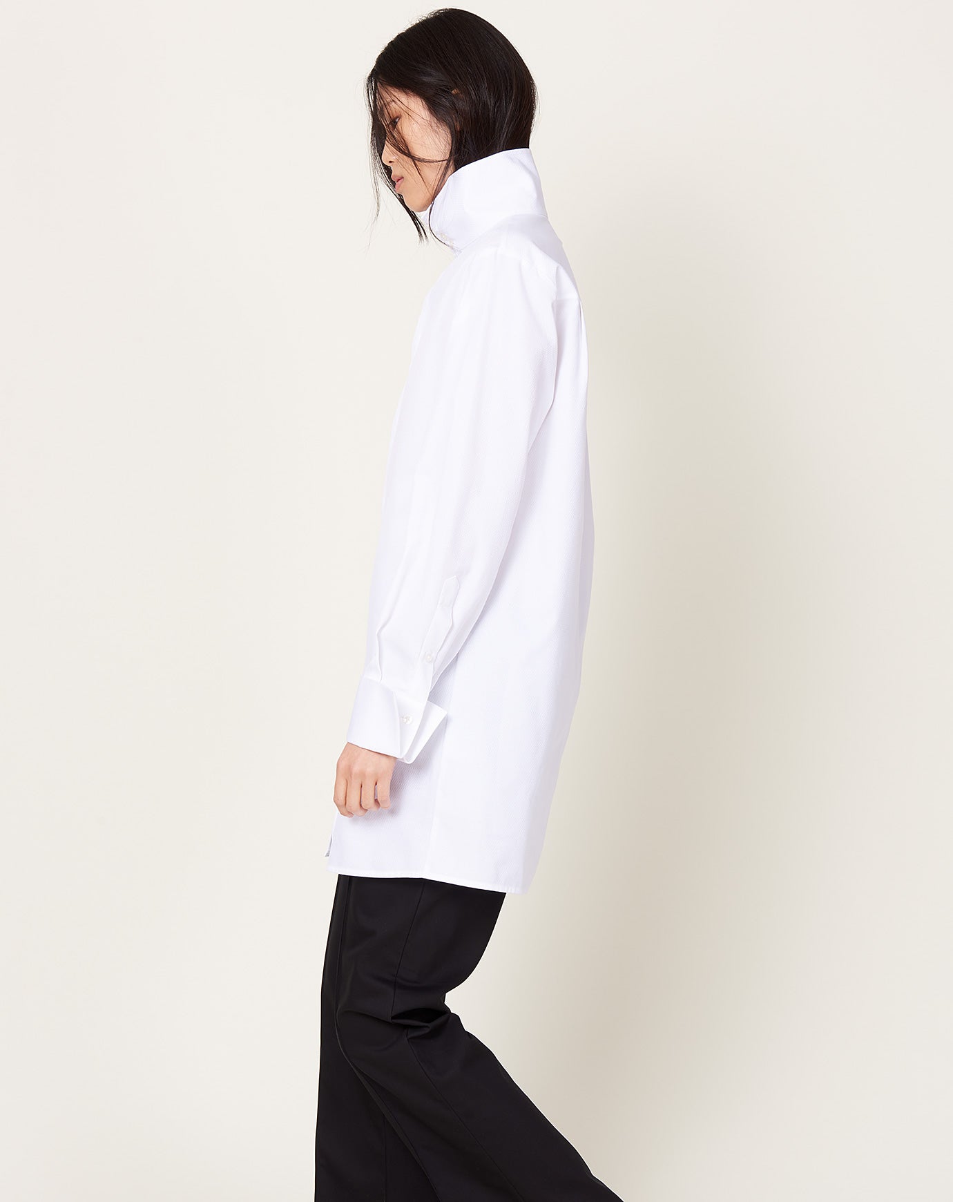 MM6 Long Sleeved Shirt in White