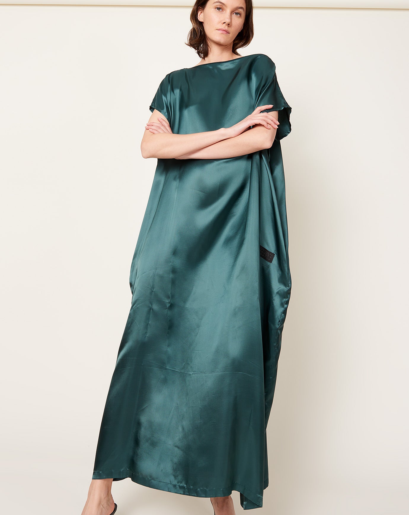 MM6 Maxi Dress in Jade Green