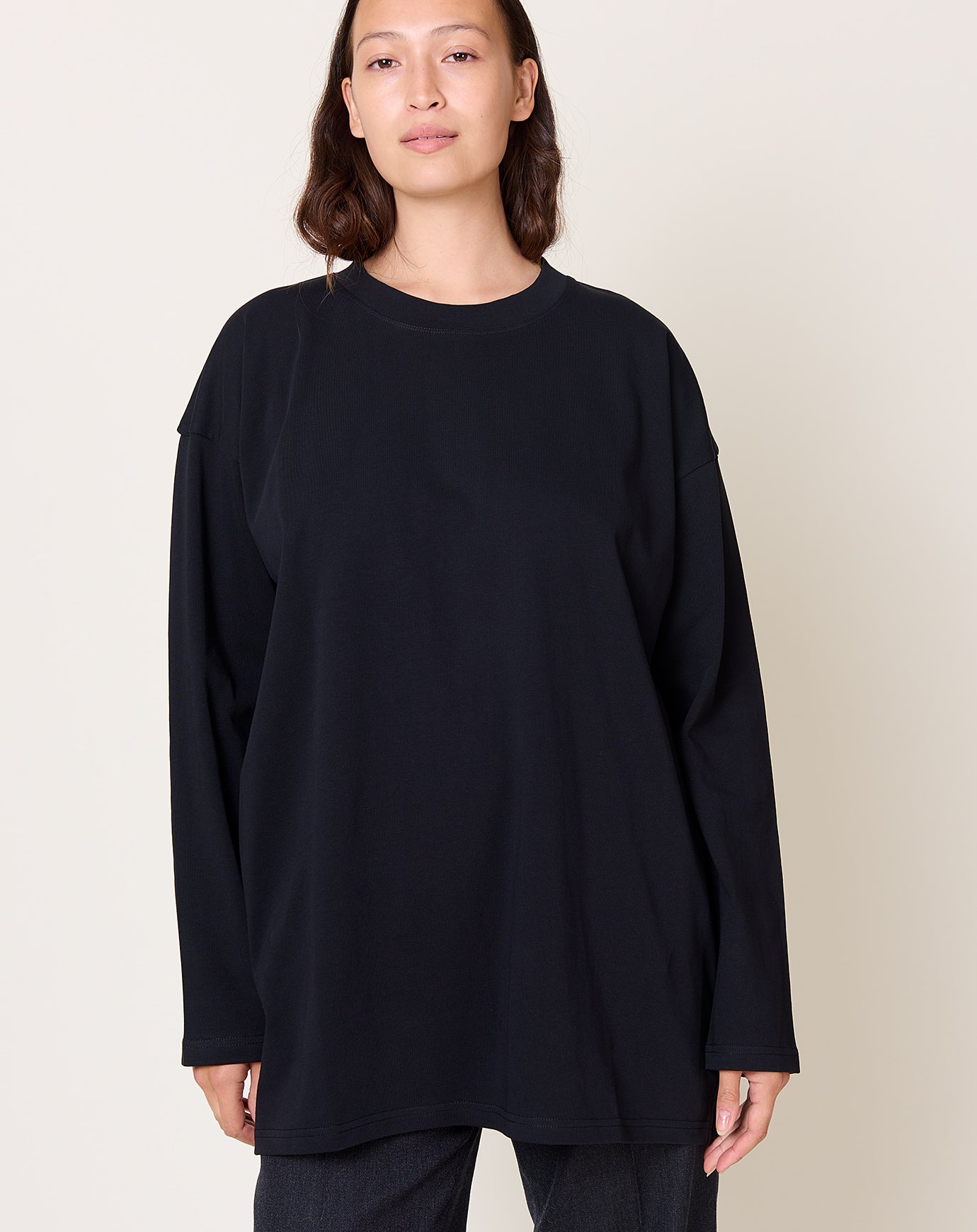 MVH Boy XL Longlseeve in Black Jersey