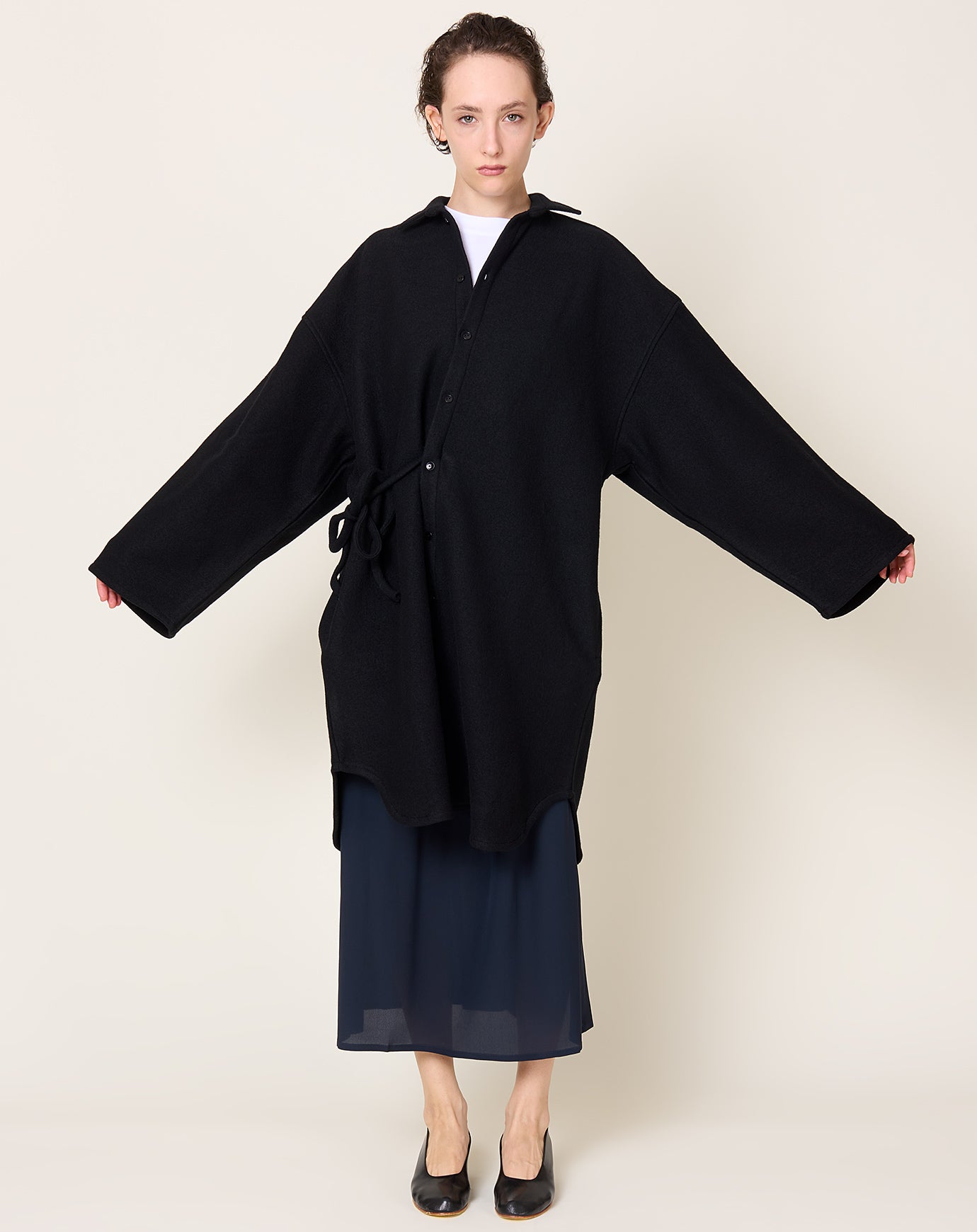 No. 10 Jacket in Black Felt
