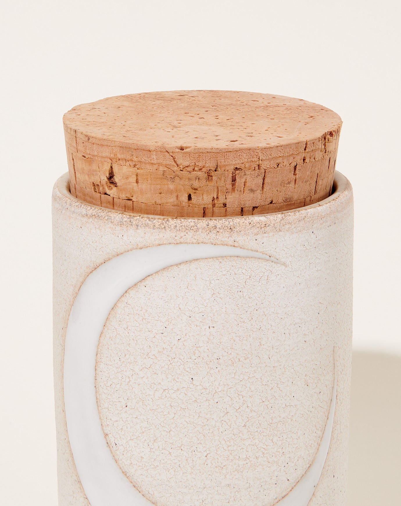 MQuan Studio Small Tall Canister in Crescent