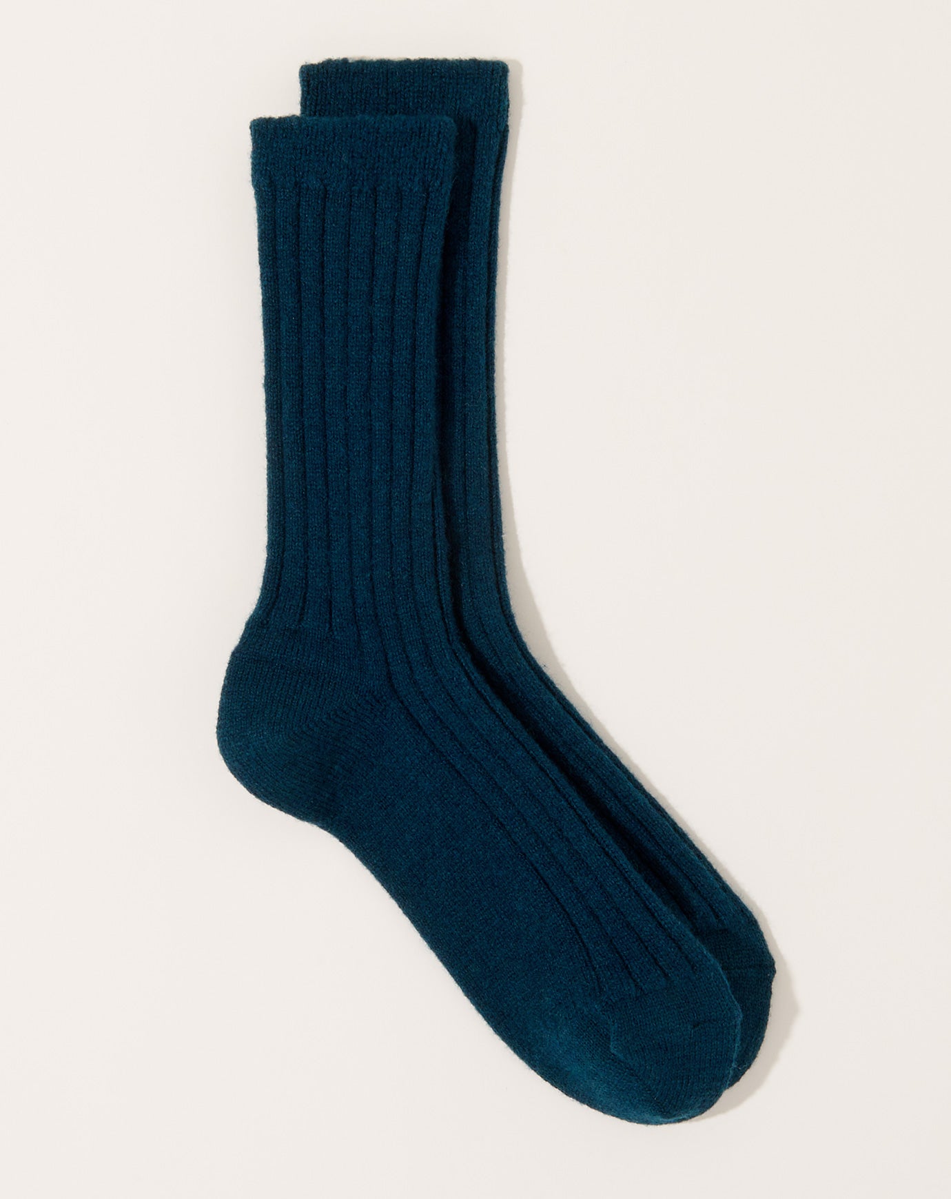 Nishiguchi Kutsushita Cashmere Ribbed Socks in Boston