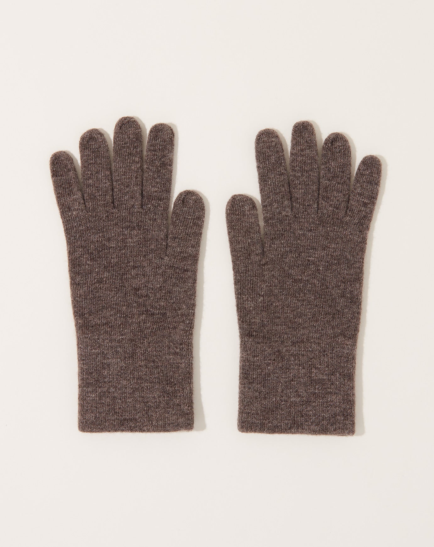 Nishiguchi Kutsushita Merino Wool Gloves in Mocha Brown