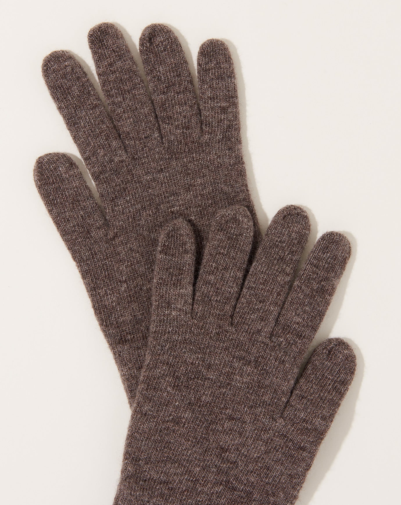 Nishiguchi Kutsushita Merino Wool Gloves in Mocha Brown