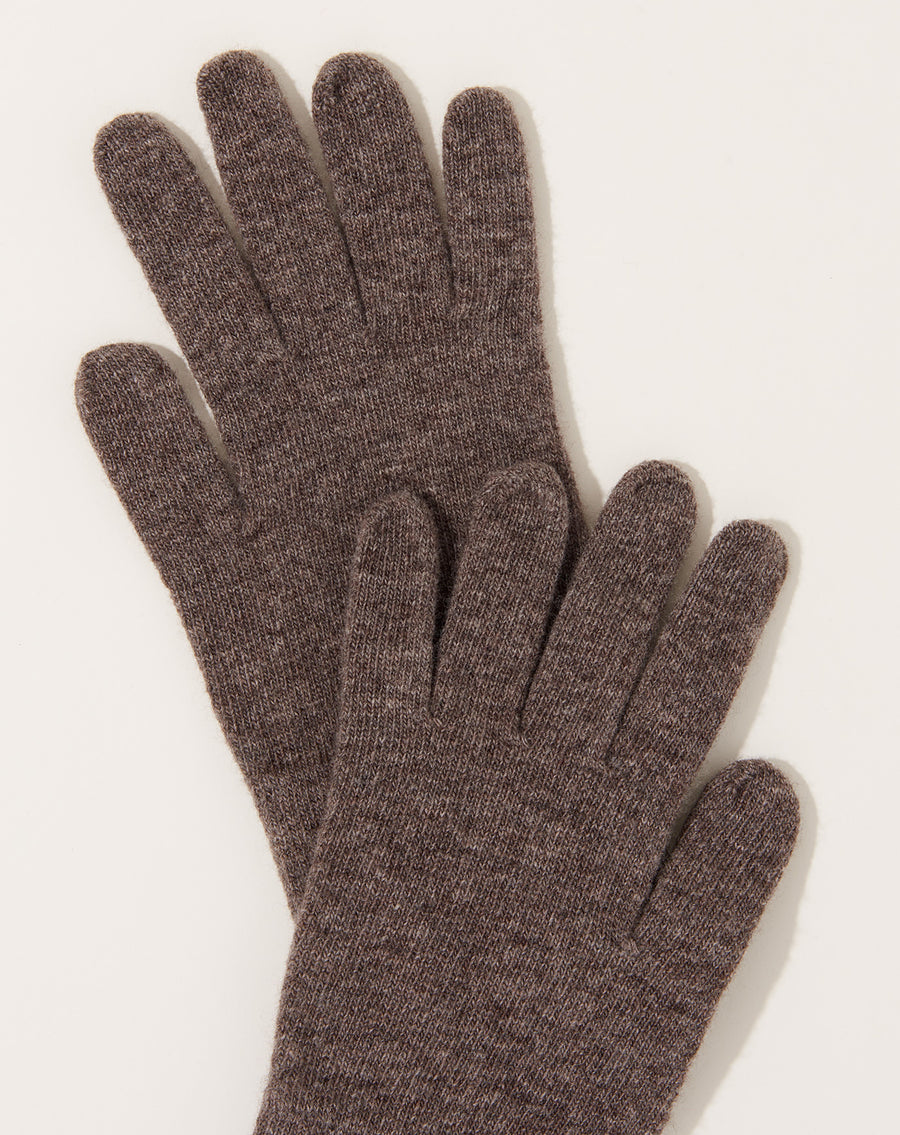 Nishiguchi Kutsushita Merino Tipless Gloves | Bright Red