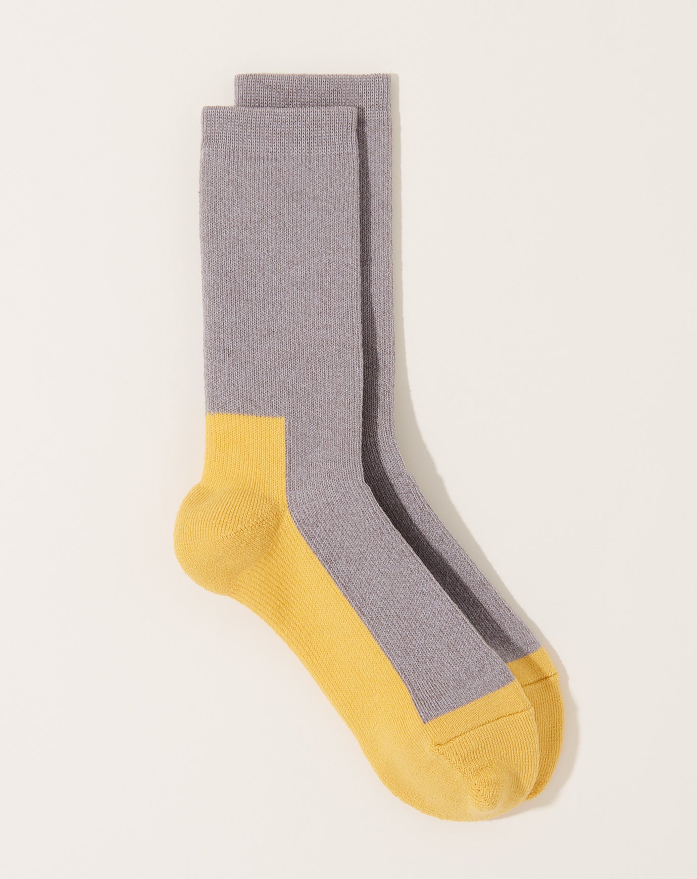 Nishiguchi Kutsushita Wool Pile Trail Socks in Grey