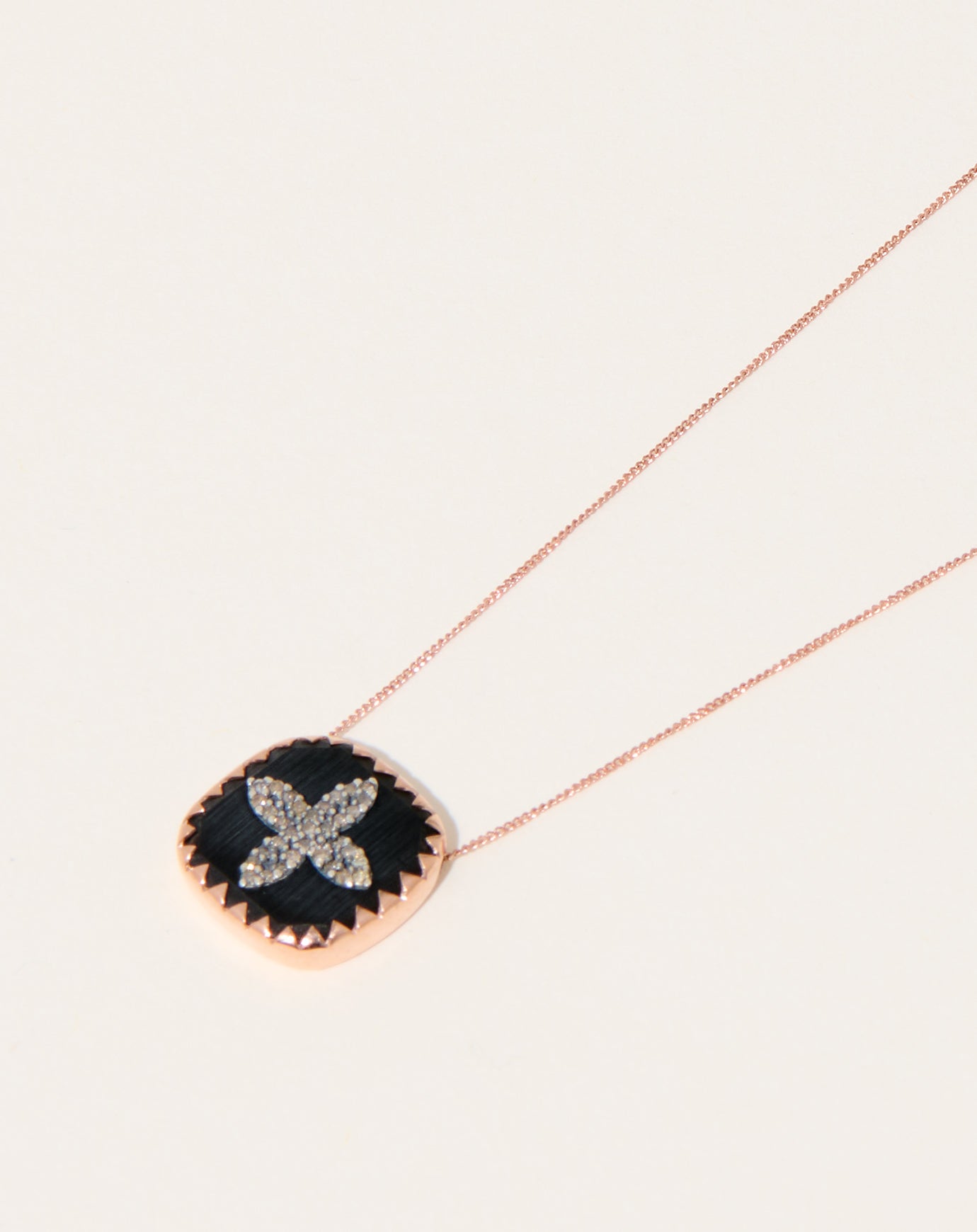 Pascal Monvoisin Bowie Black Diamond Necklace
