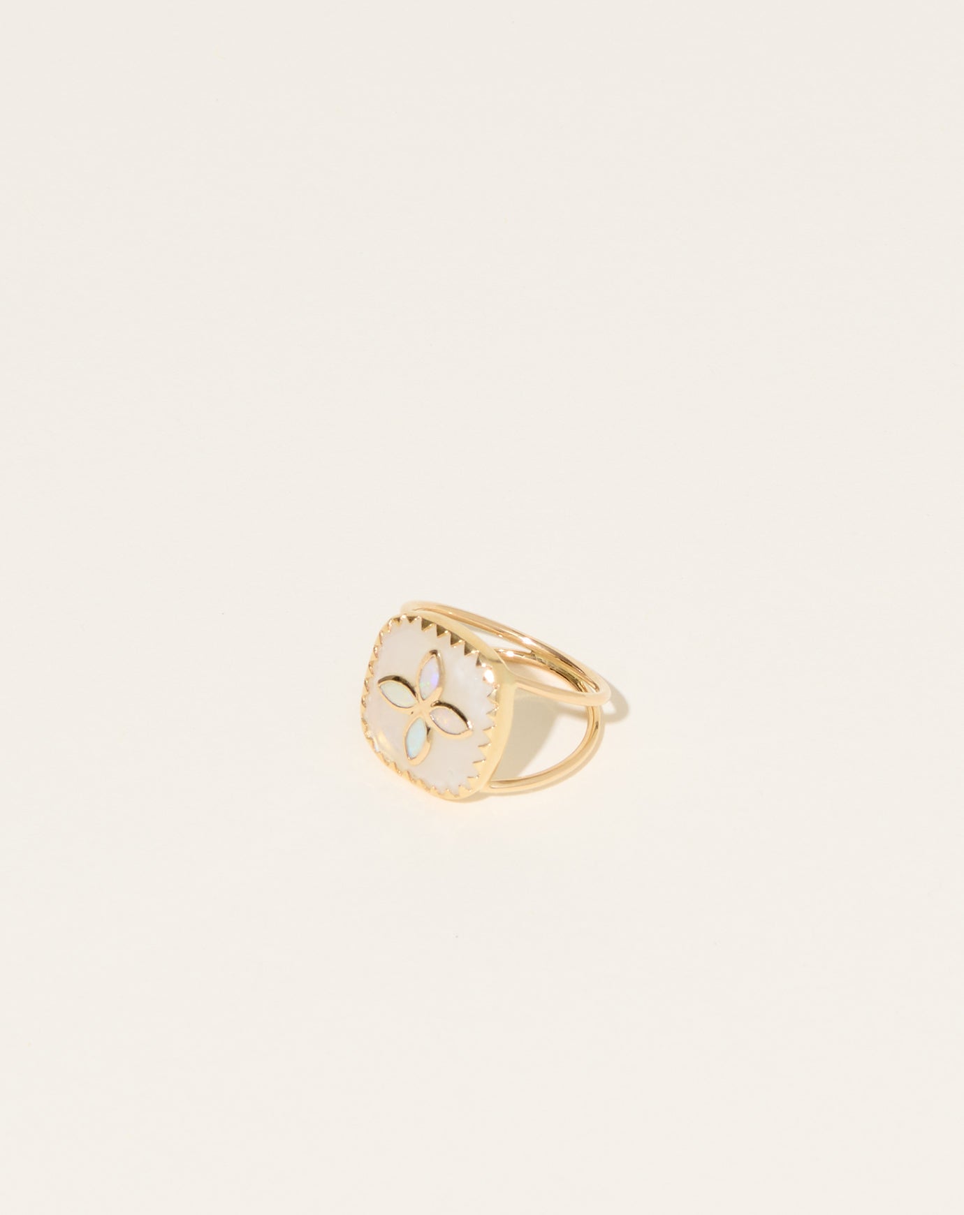 Pascal Monvoisin Bowie No. 2 Ring in Moonstone Opal