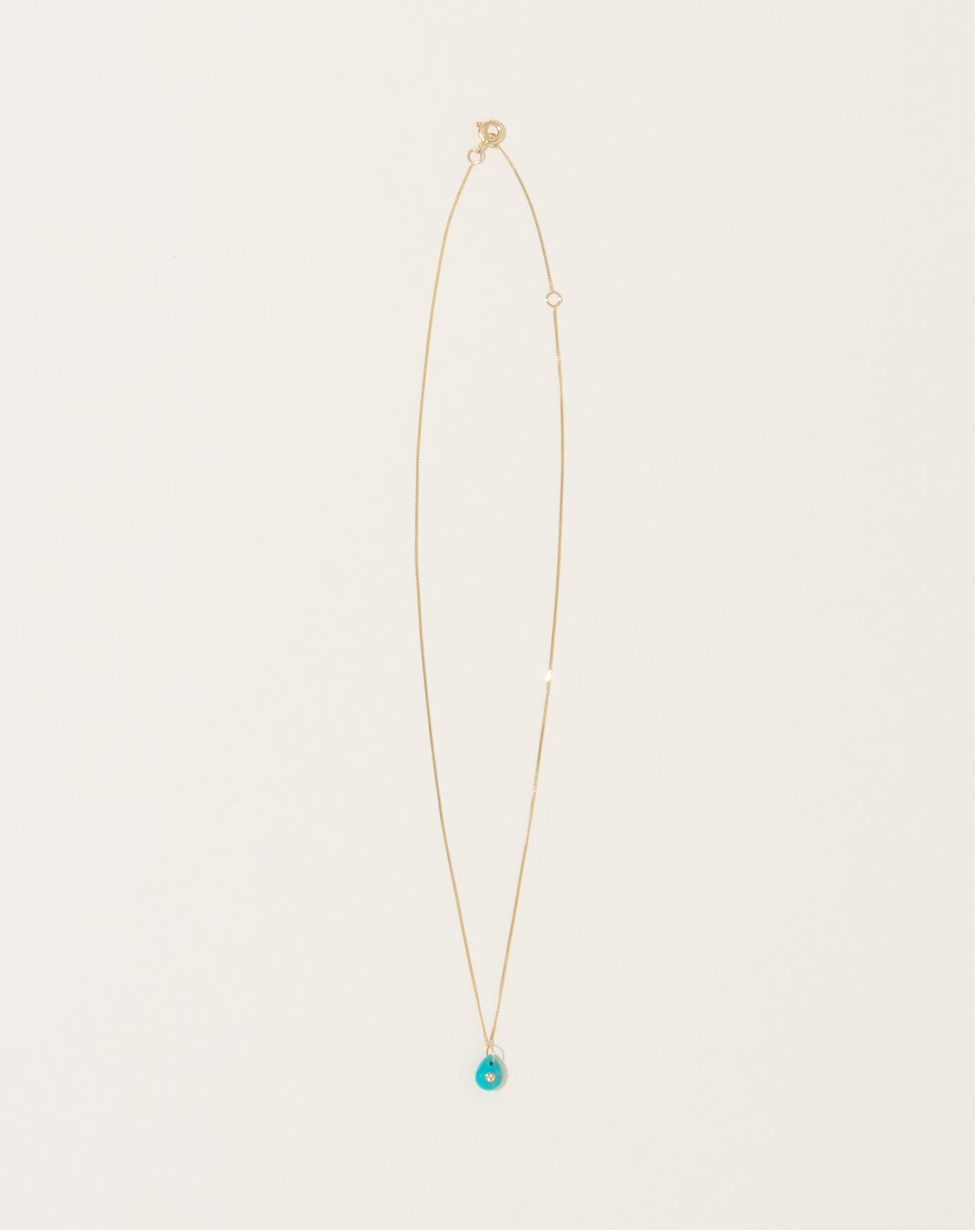 Pascale Monvoisin Orso Round Necklace in Turquoise