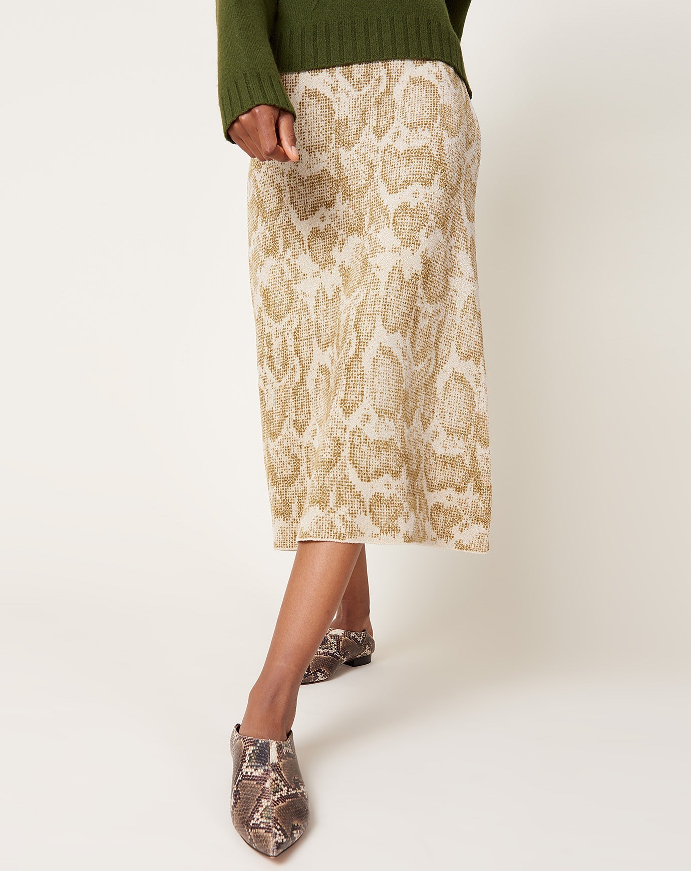 Rachel Comey Amis Skirt in Cream Jacquard