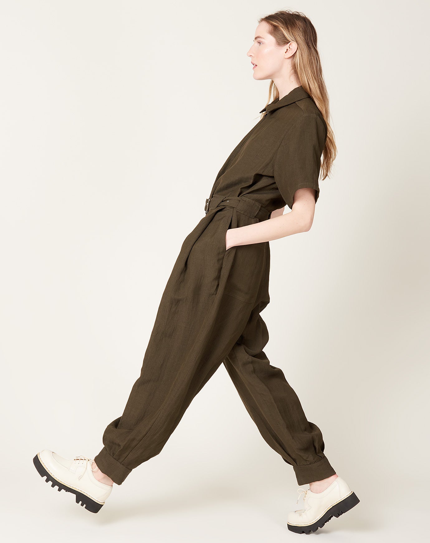 Rachel Comey Barnes Jumpsuit in Charcoal