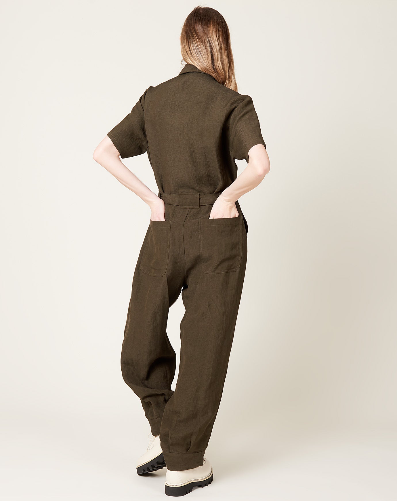 Rachel Comey Barnes Jumpsuit in Charcoal