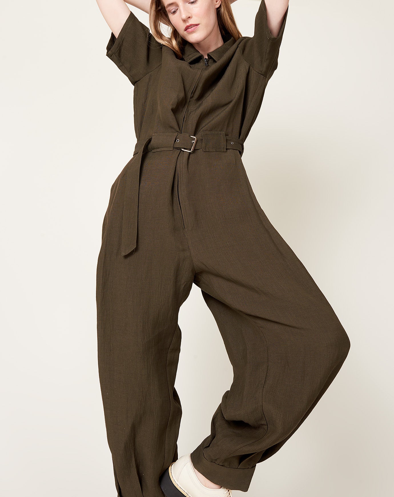 Rachel Comey Barnes Jumpsuit in Charcoal