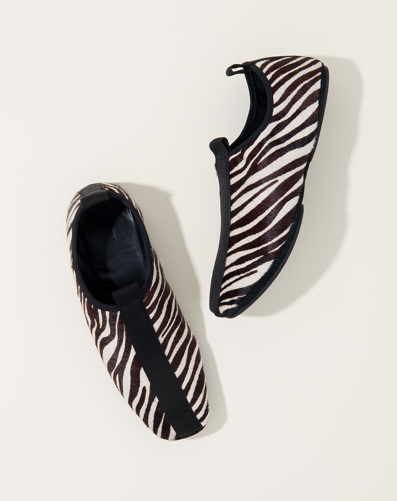 Rachel Comey Beryl Slip On in Zebra Ponyhair