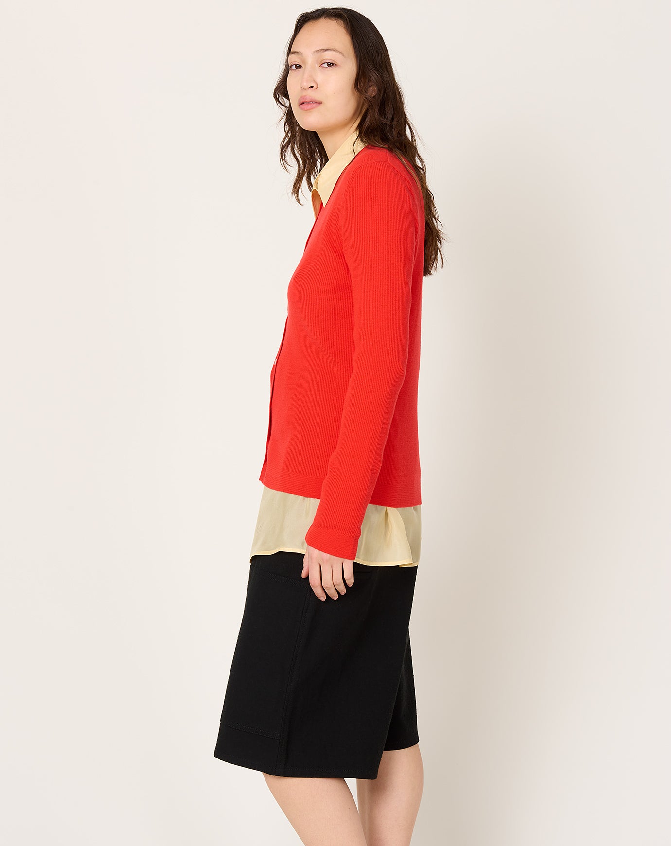 Rachel Comey Blisse Cardigan in Coral