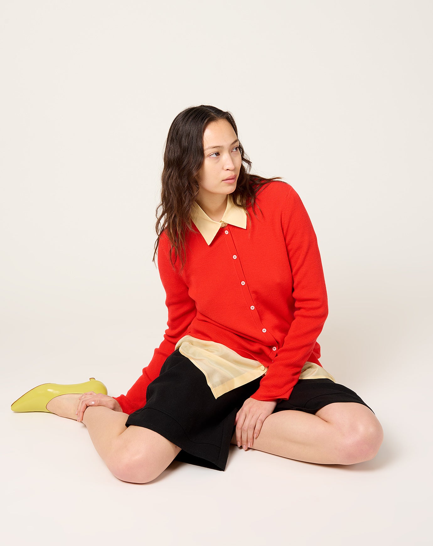 Rachel Comey Blisse Cardigan in Coral