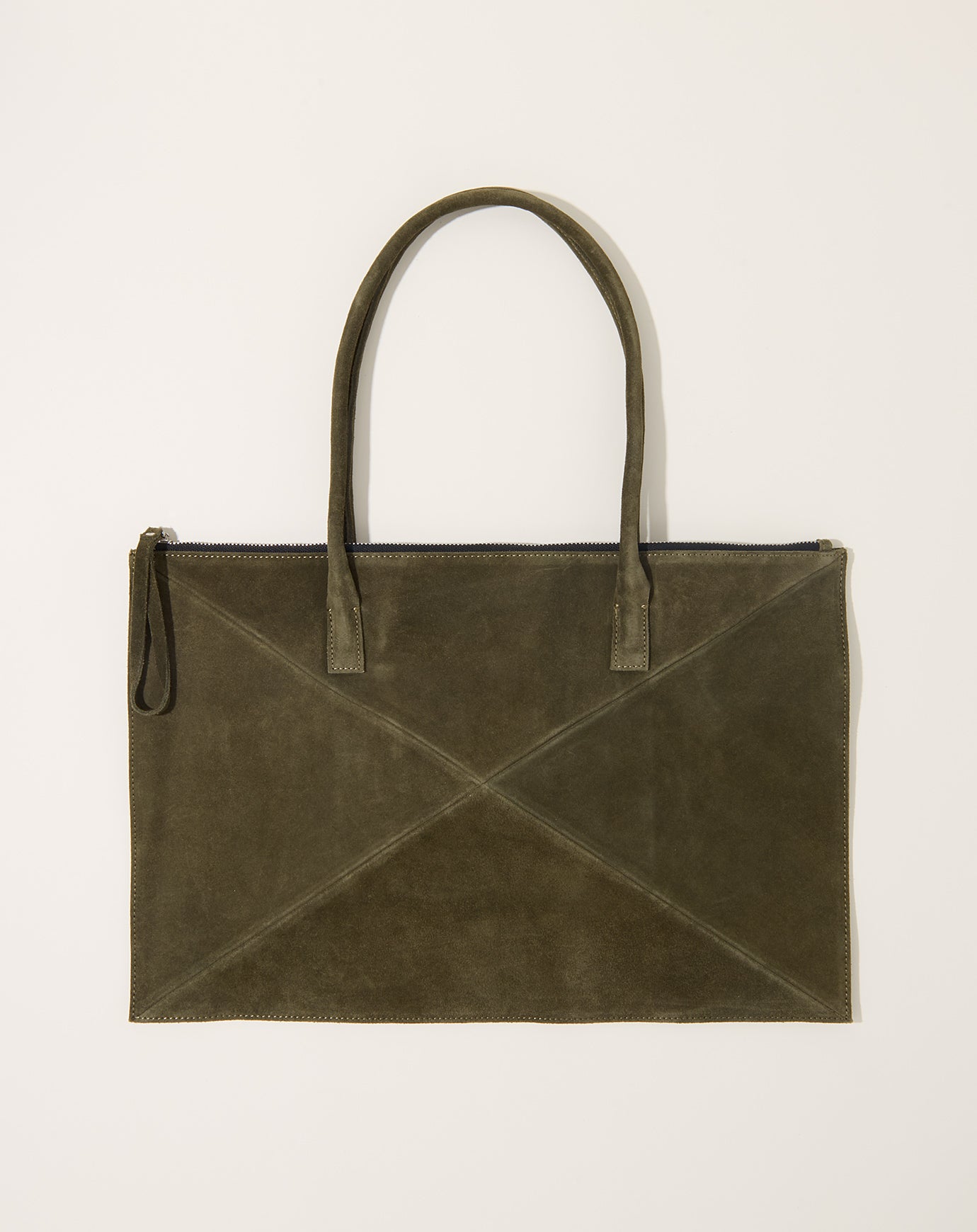 Rachel Comey Brynd Zip Tote in Forest Suede