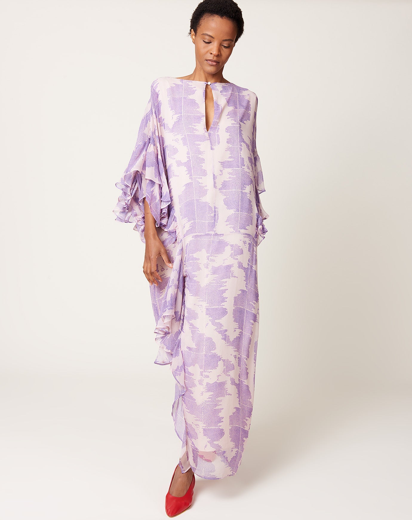 Rachel Comey Cadima Dress in Lilac Ordito