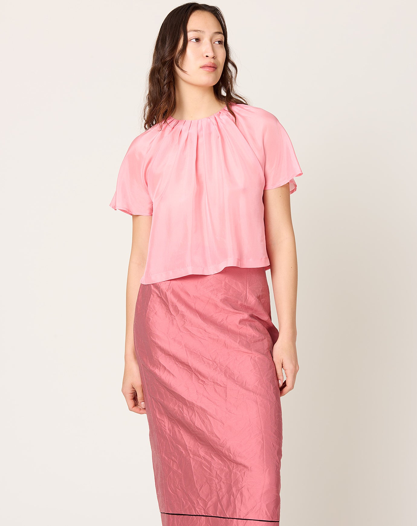 Rachel Comey Capelet Top in Pink