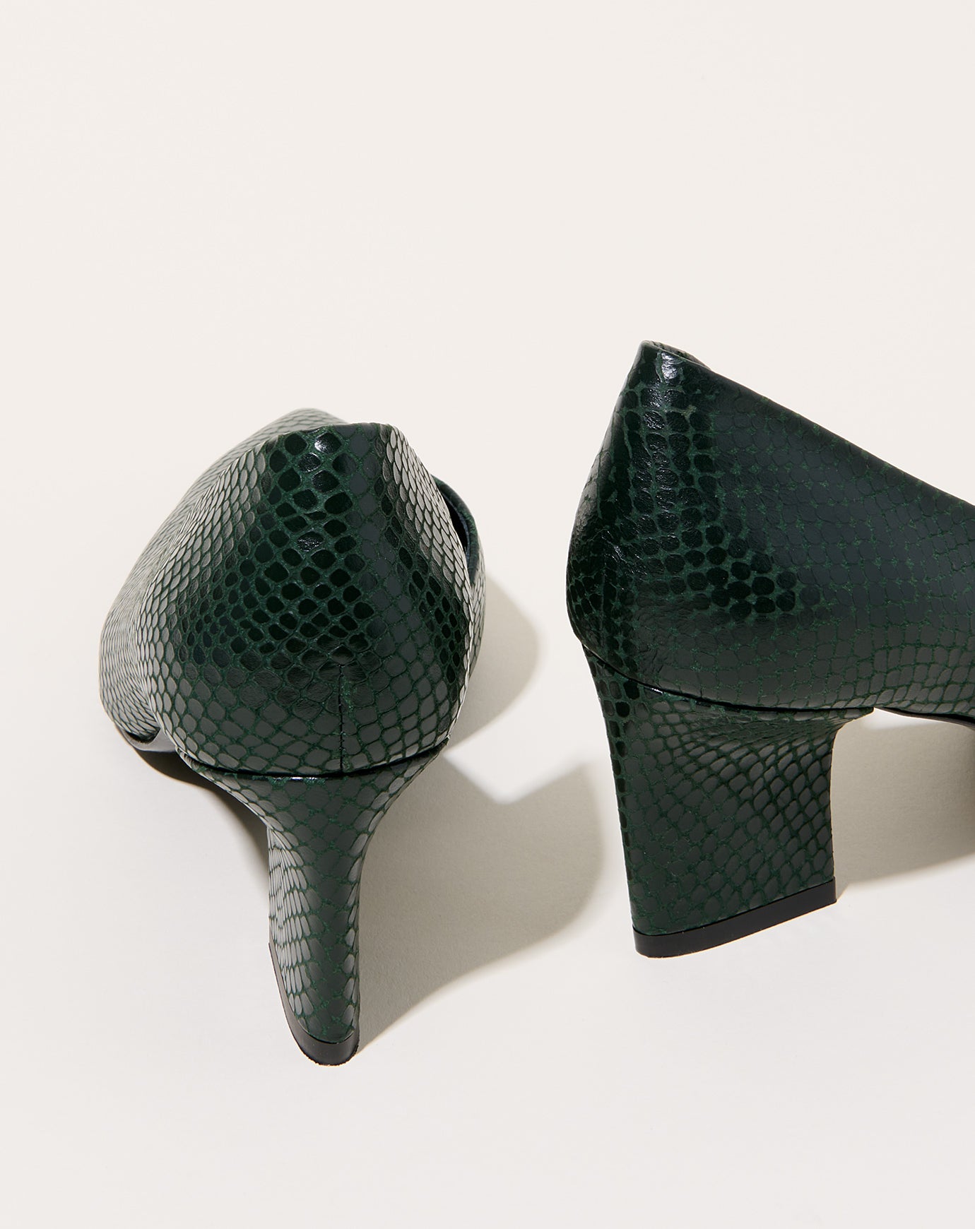 Rachel Comey Felix Heel in Seaweed Snake