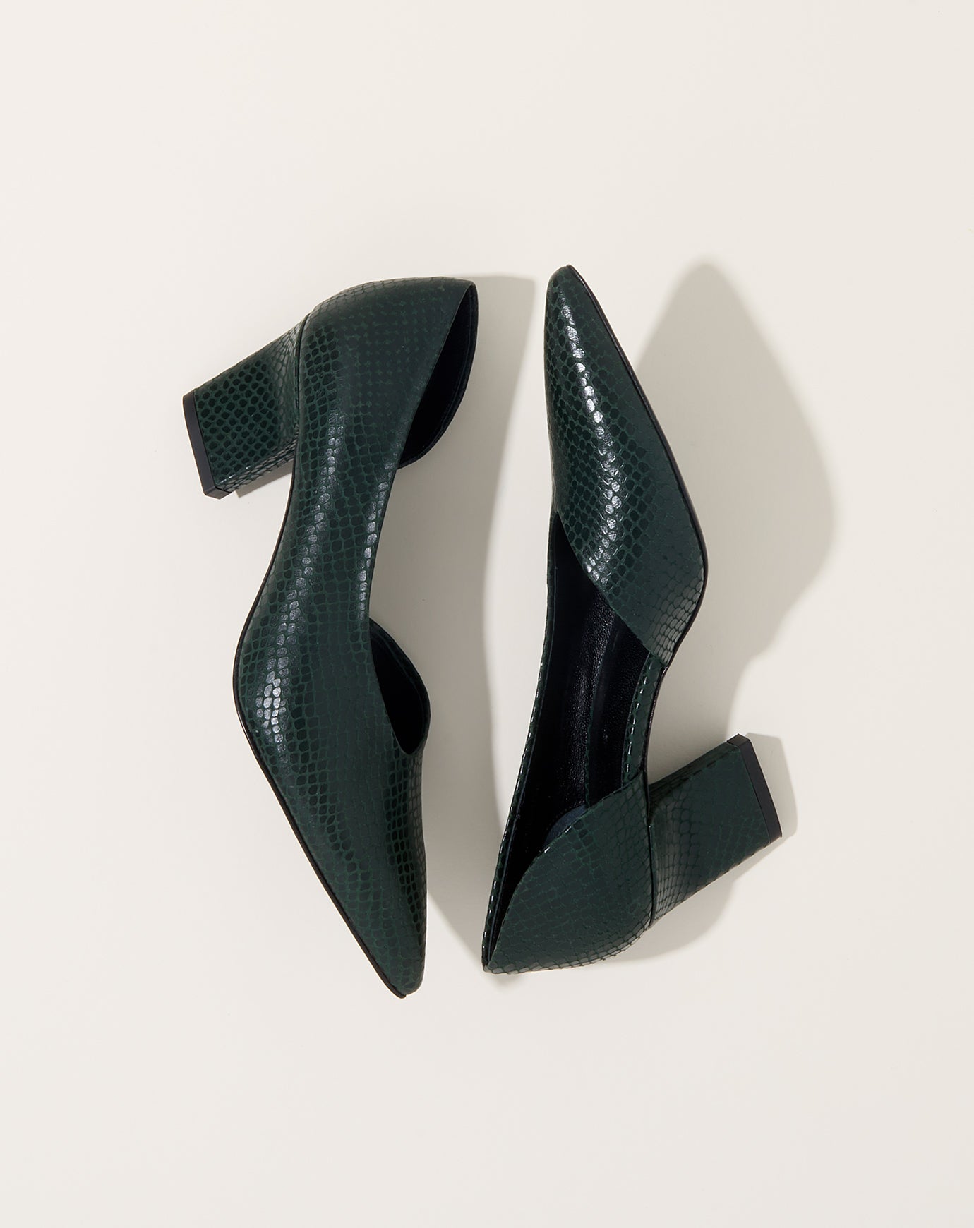 Rachel Comey Felix Heel in Seaweed Snake