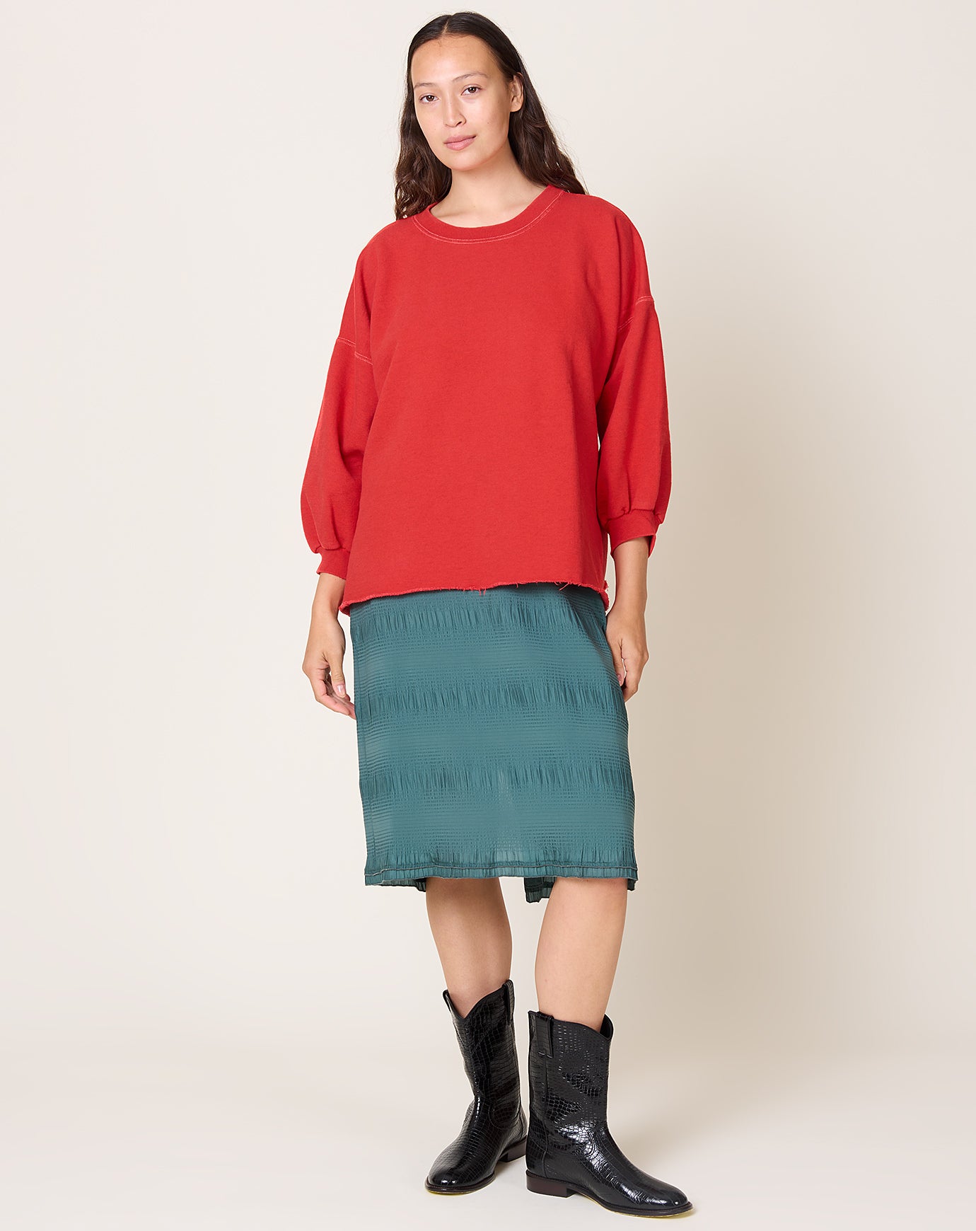 Rachel Comey Fond Sweatshirt in Cherry