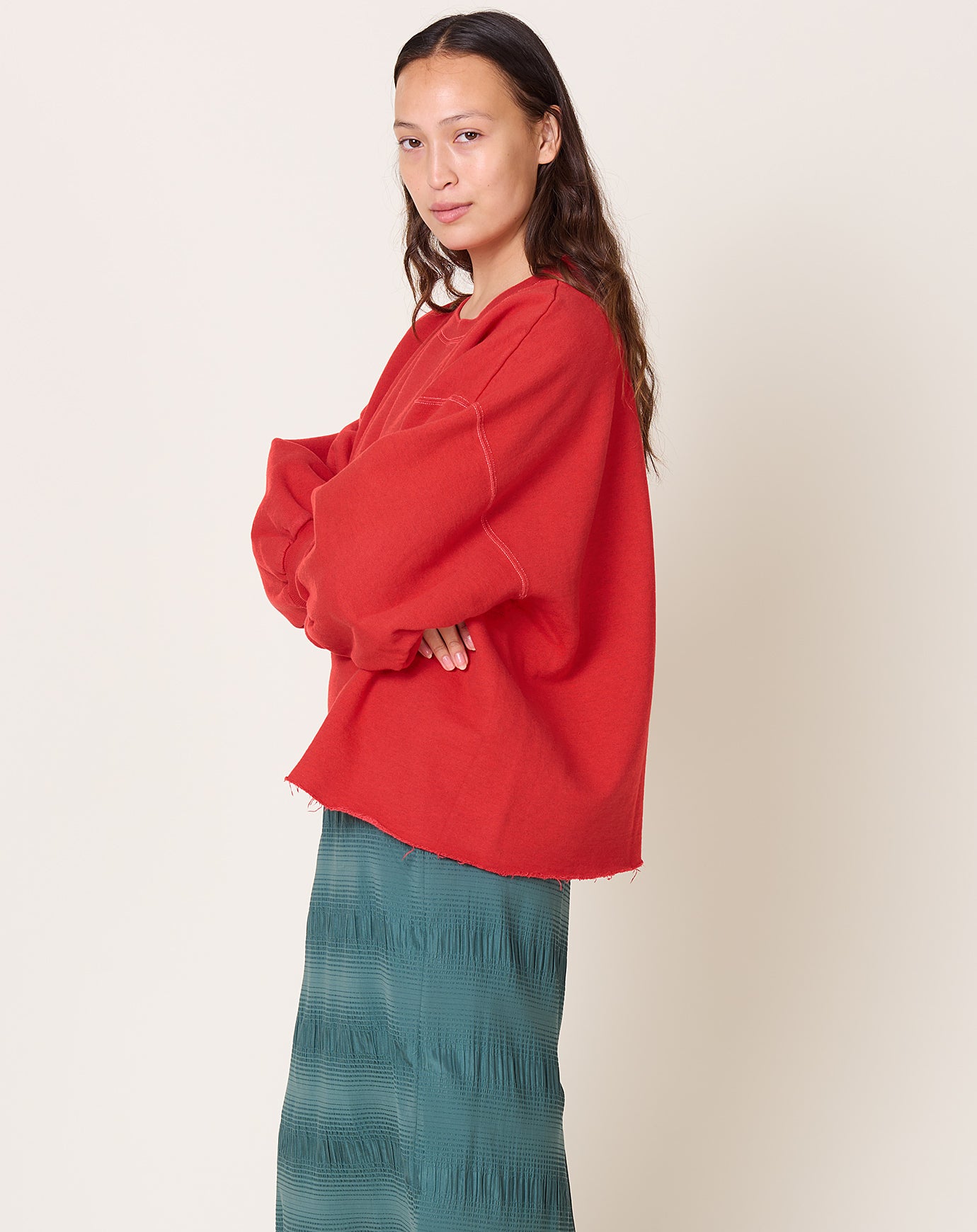 Rachel Comey Fond Sweatshirt in Cherry