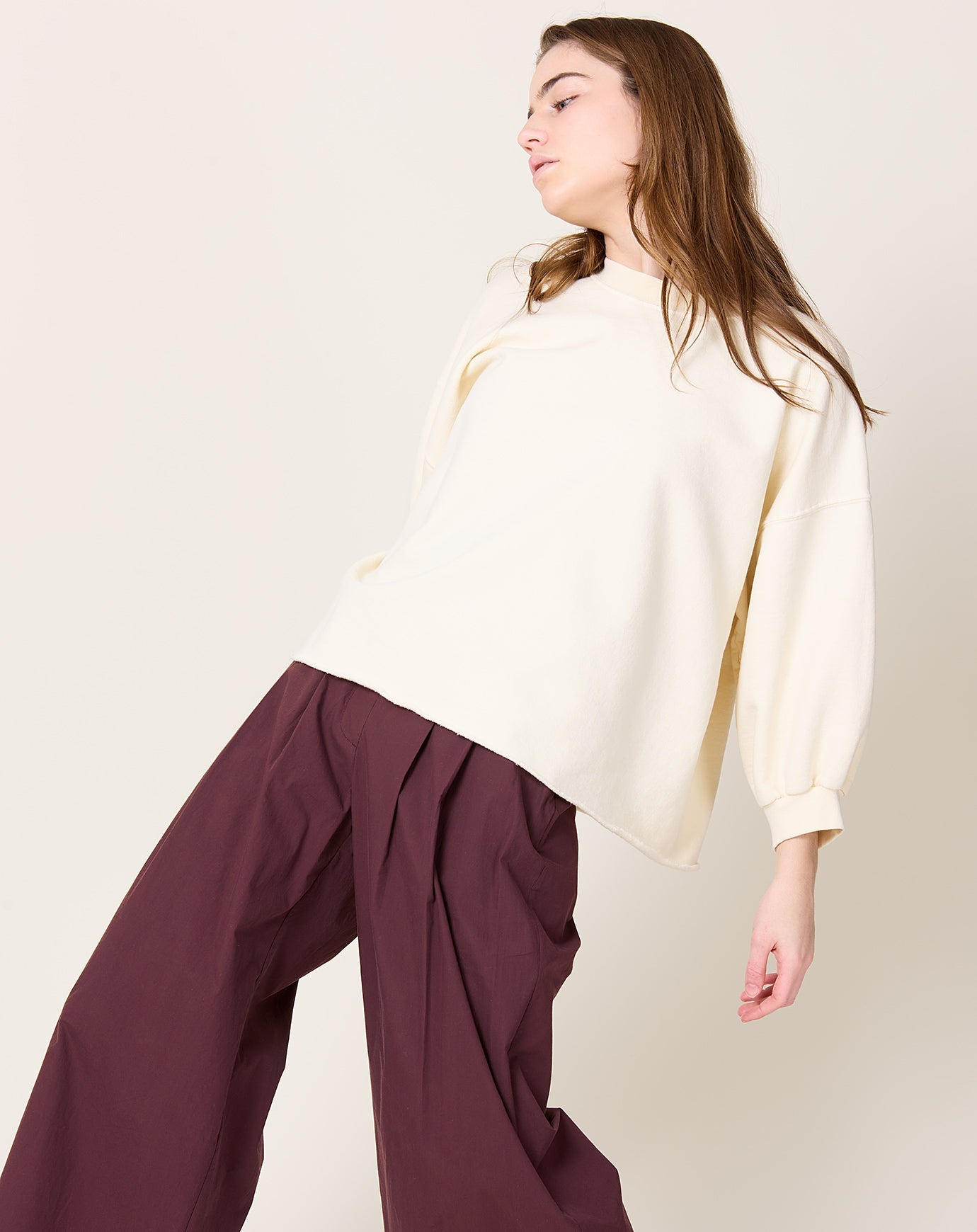 Rachel Comey Fond Sweatshirt in Meringue