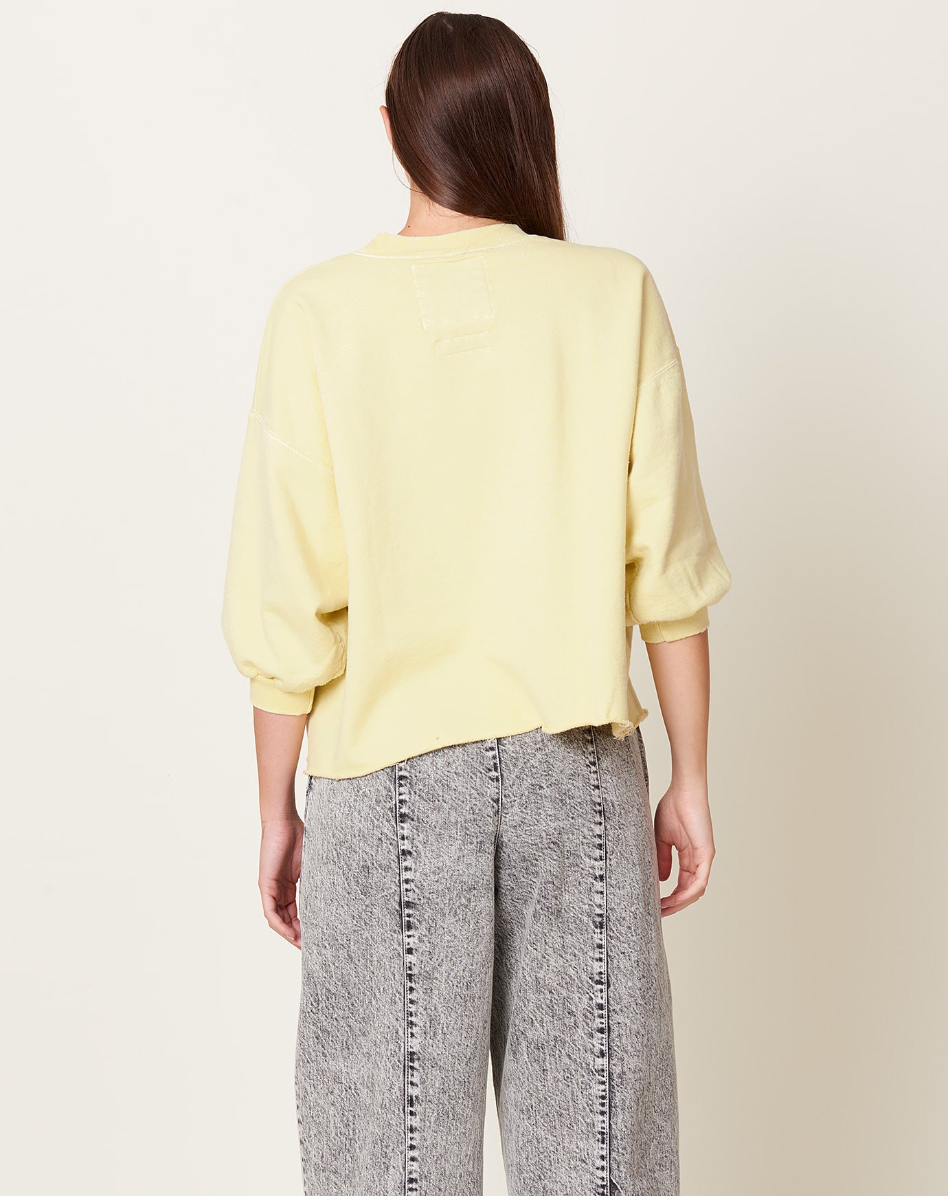 Rachel Comey Fond Sweatshirt in Pale Yellow