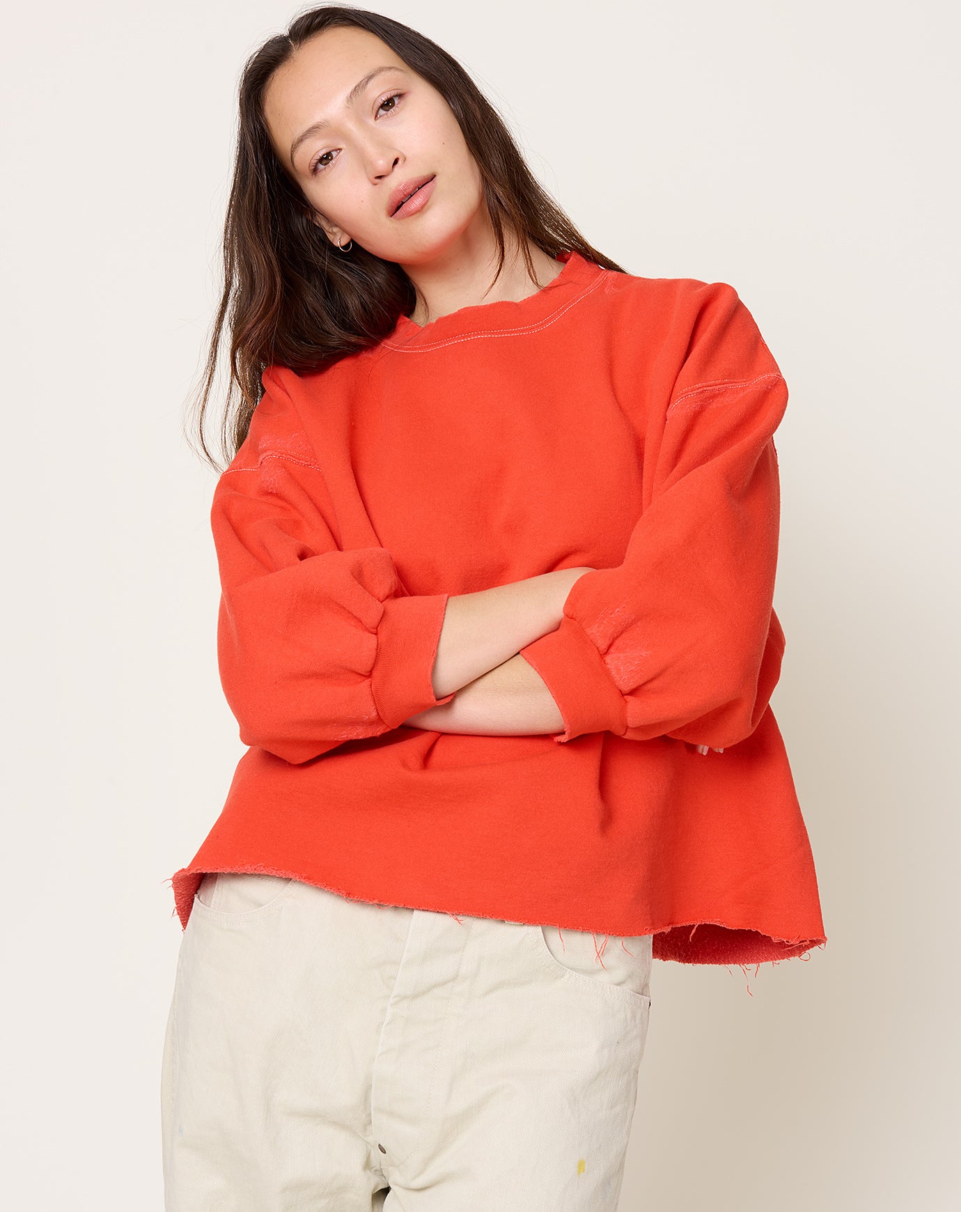 Rachel Comey Fond Sweatshirt in Tomato